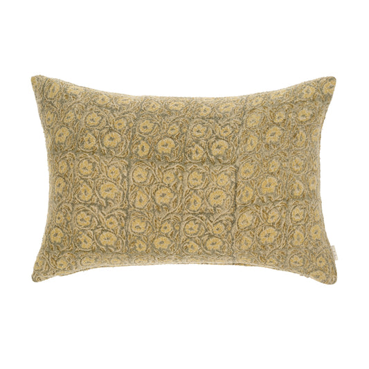 16x24 Lata Block Print Boucle Pillow
