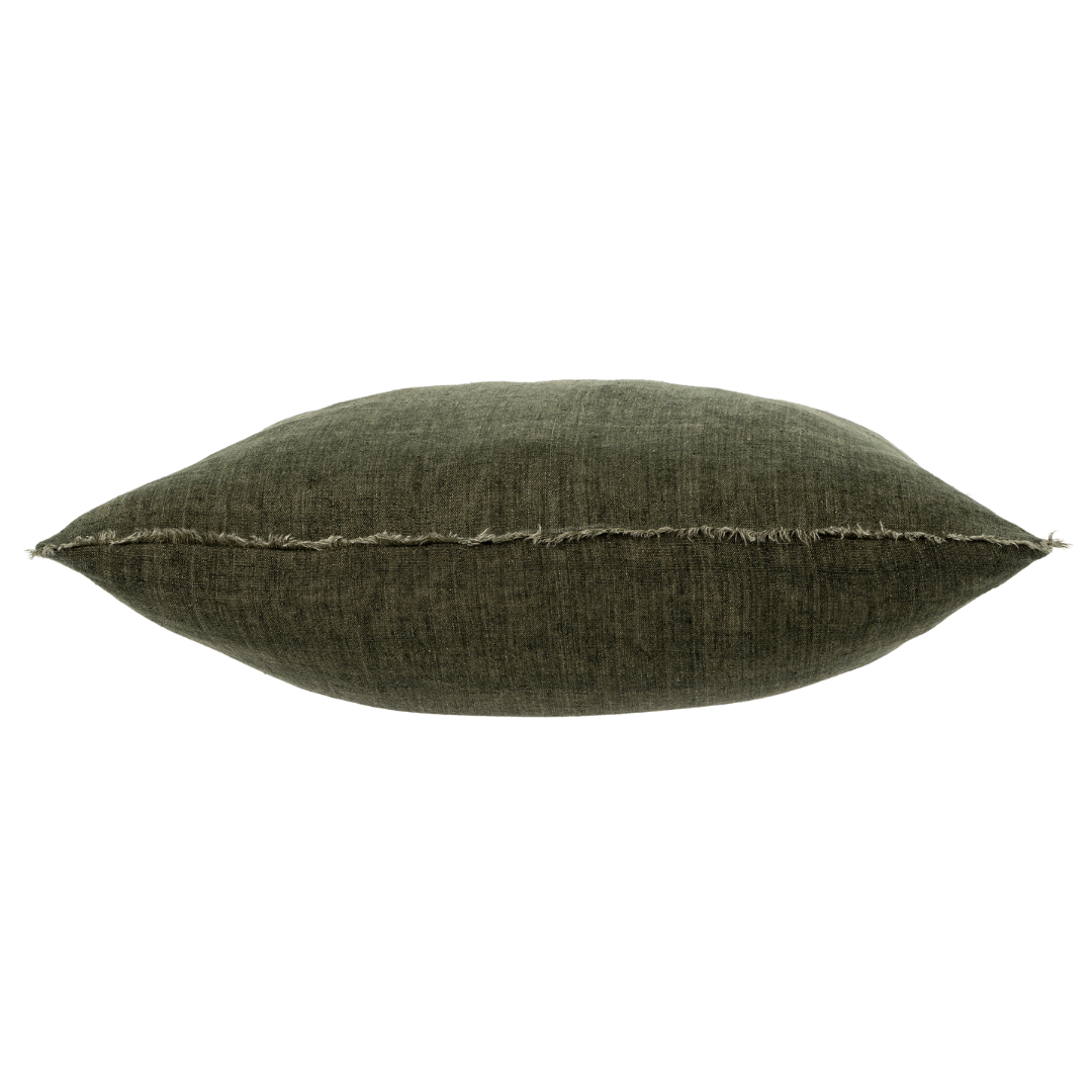 24x24 Lina Linen Pillow Avocado