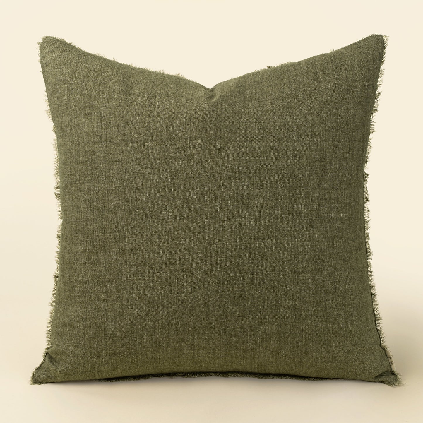 24x24 Lina Linen Pillow Kelp