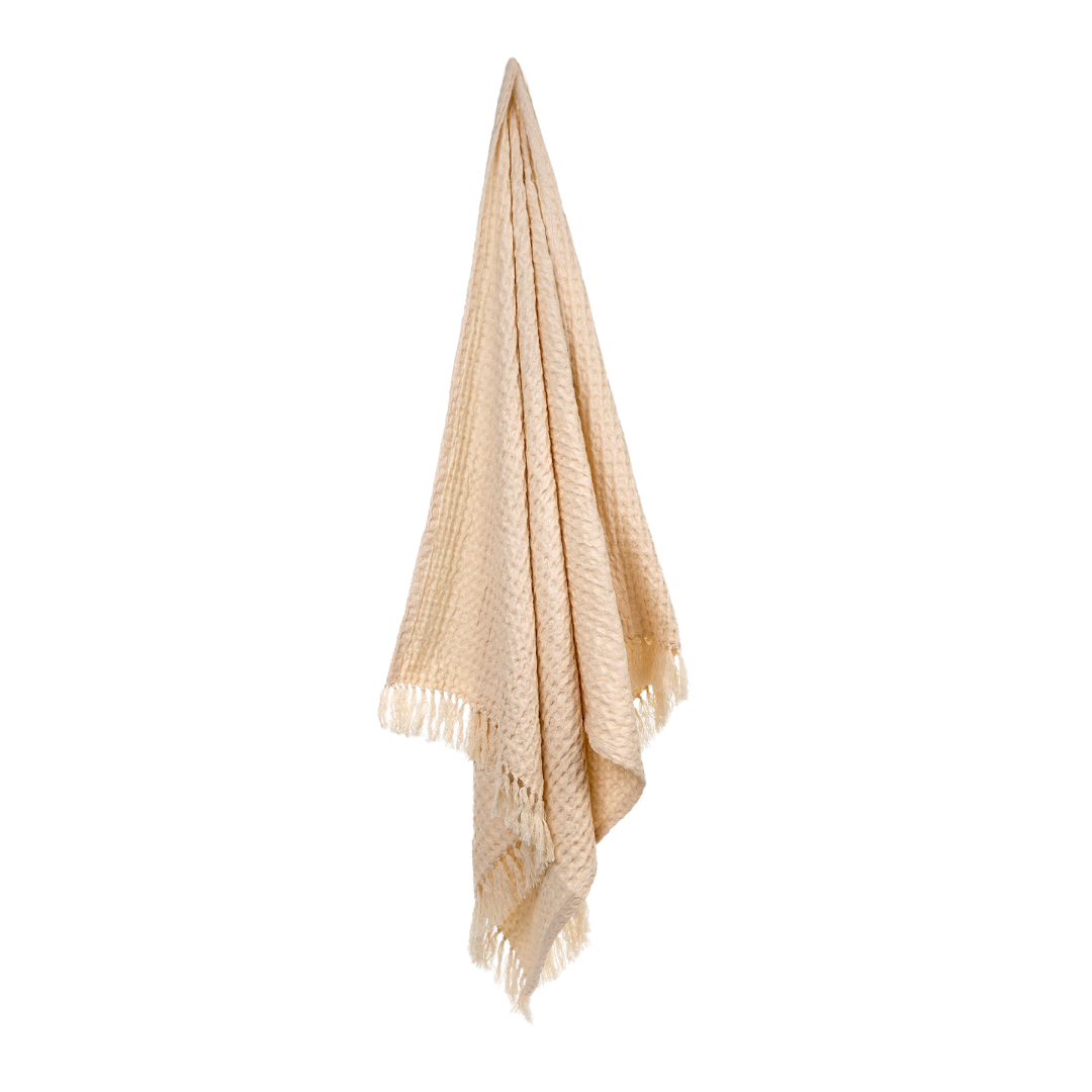 Waffle Bath Towel, Natural