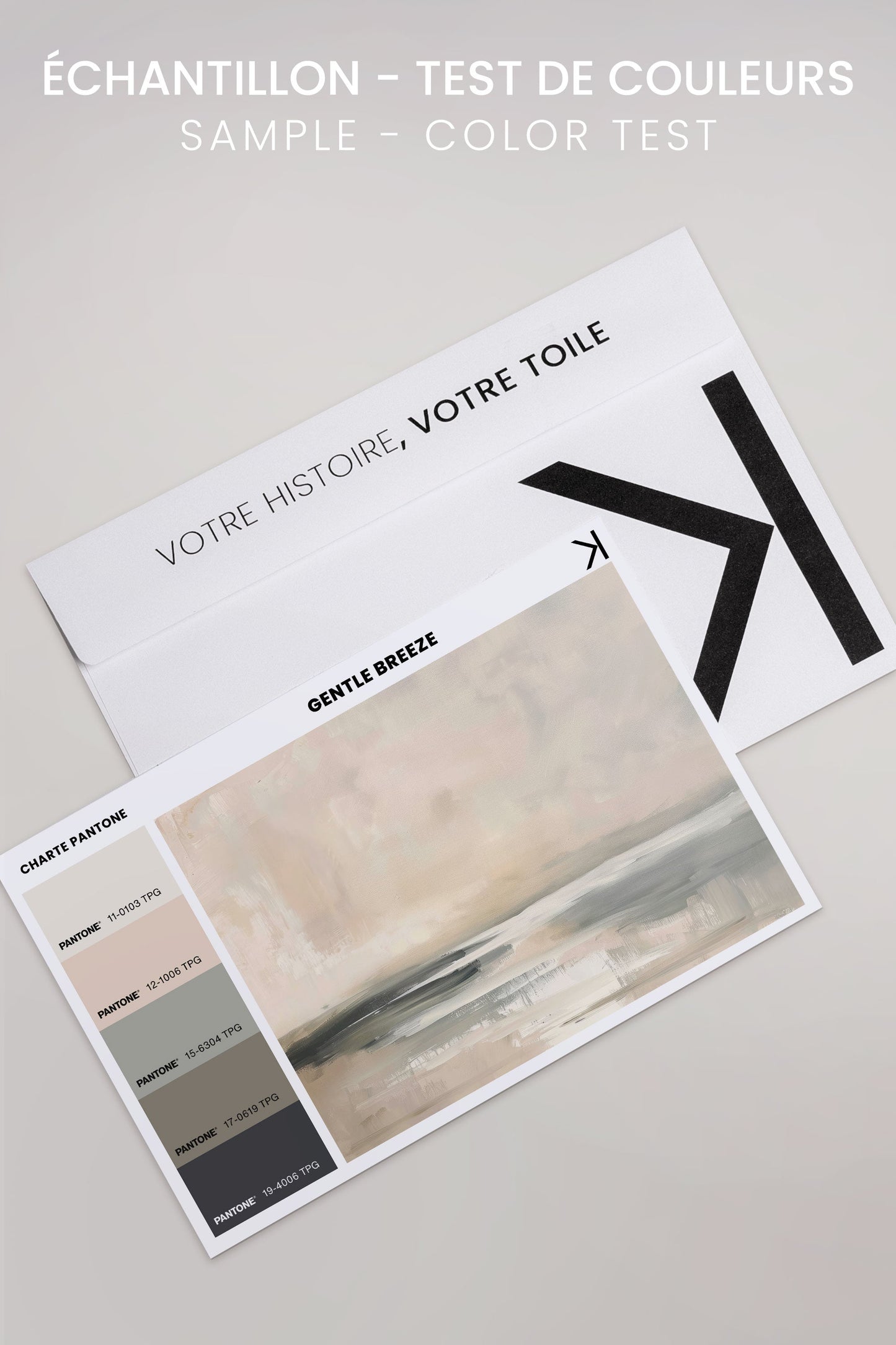 GENTLE BREEZE, Oeuvre sur toile étirée