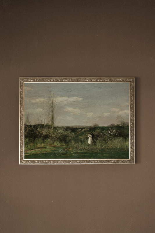 LES AMANTS DU VENT, Vintage Silver Frame