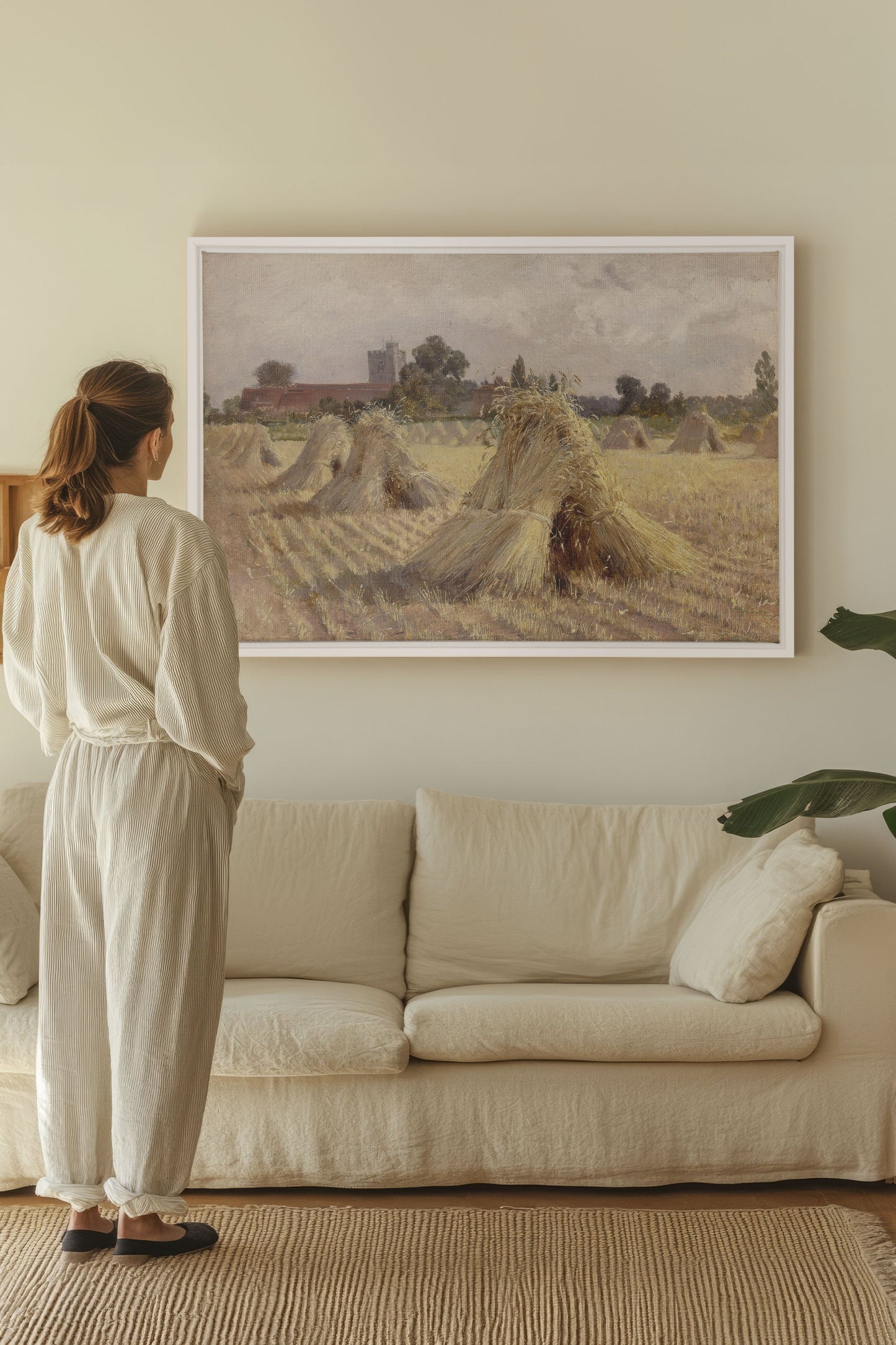 CHAMPS DES SOUVENIRS, Artwork on stretched canvas