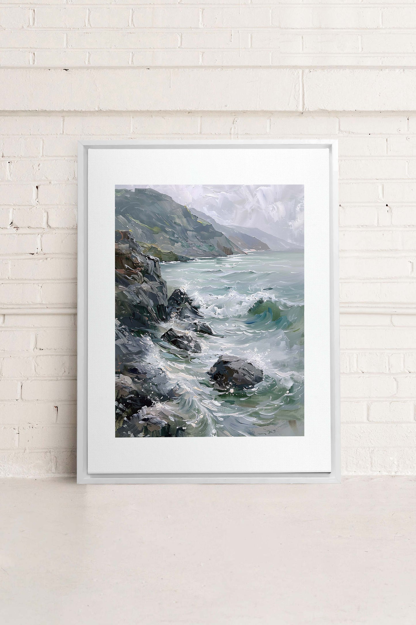WILD COAST, Work on stretched canvas