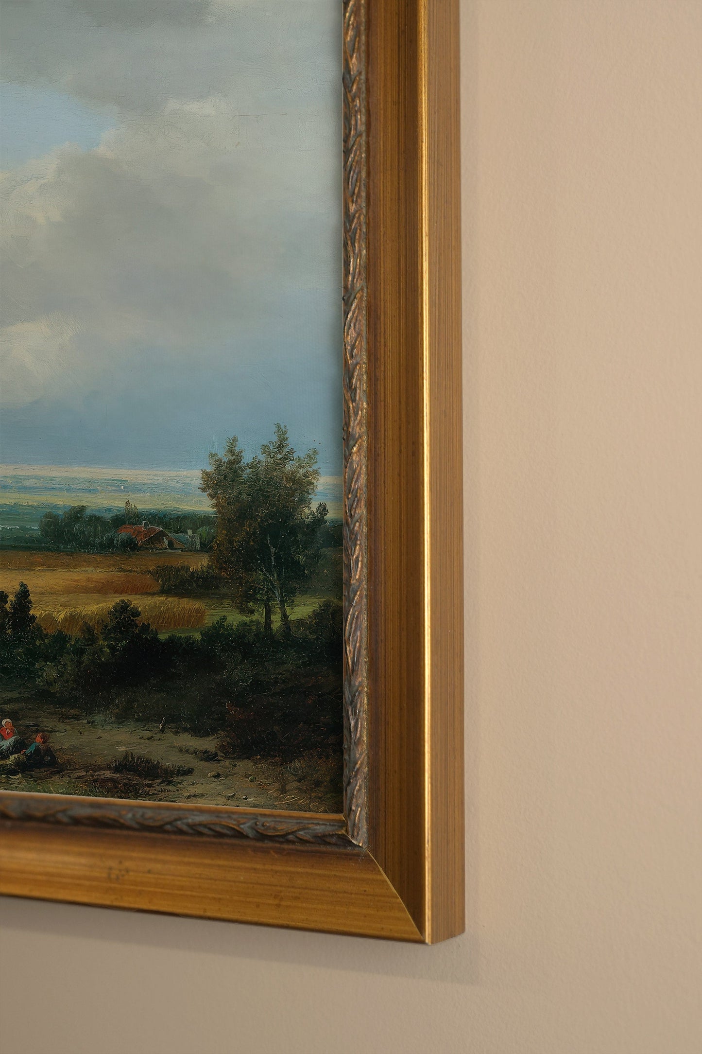 VUE D'ÉPOQUE, VINTAGE GOLD FRAME