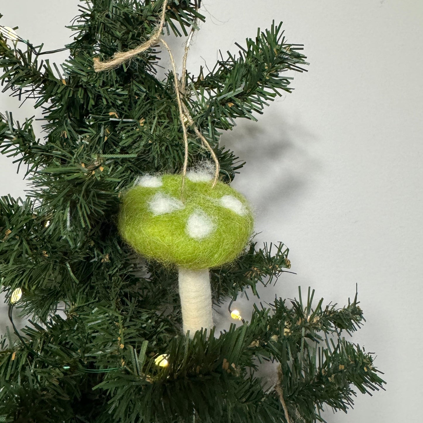 Wool Mushroom Ornament