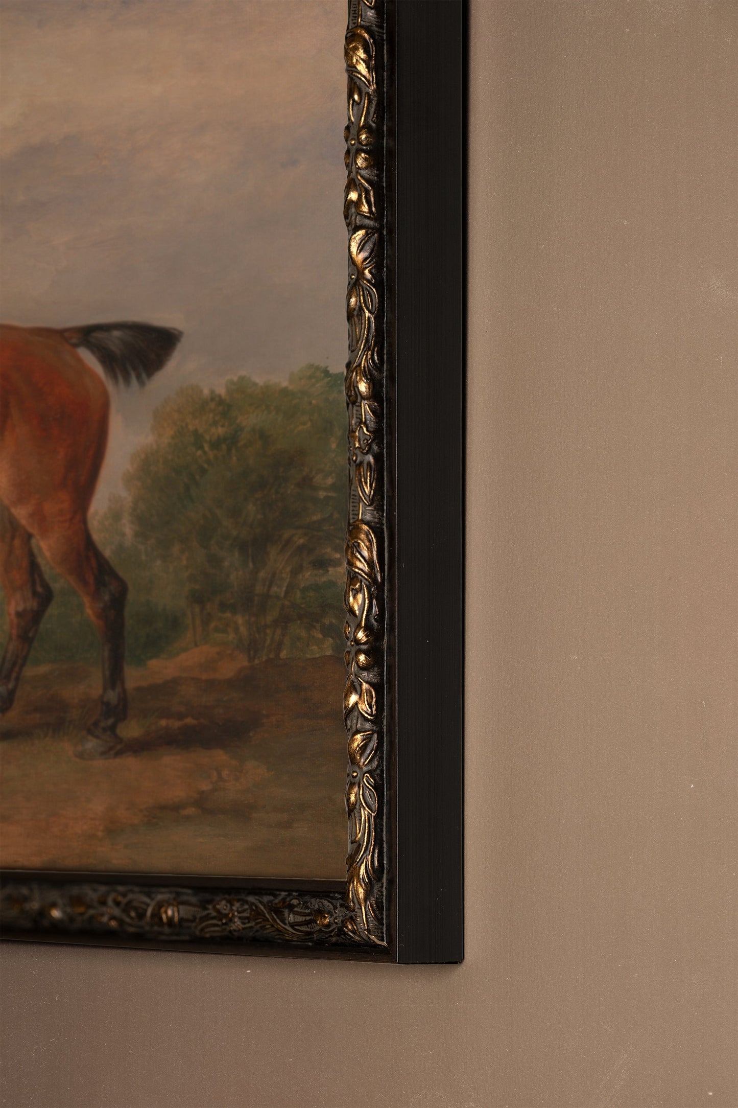 MAJESTÉ ÉQUESTRE, VINTAGE BRONZE FRAME