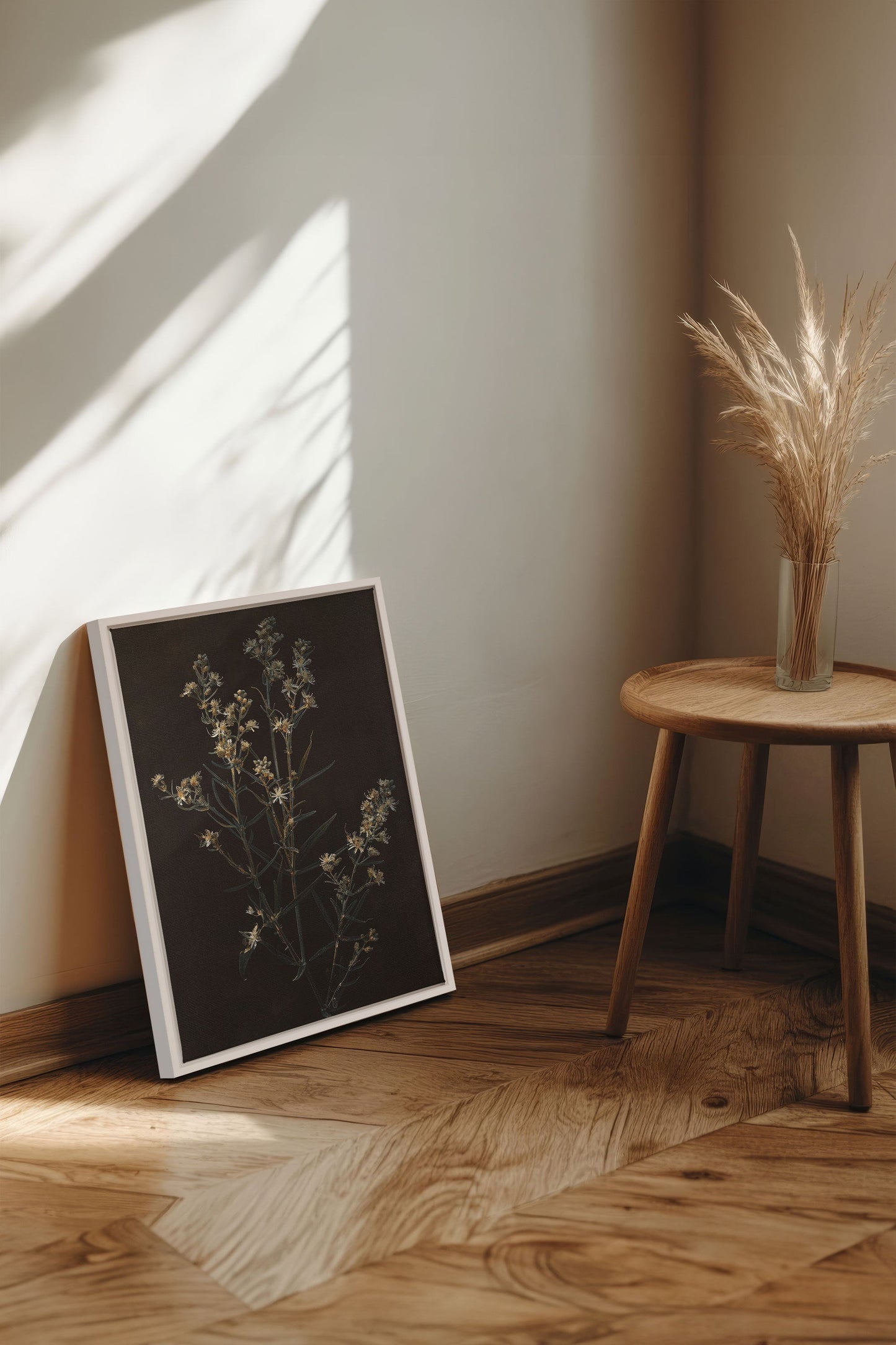 FLEUR D'ARGENT, Work on stretched canvas
