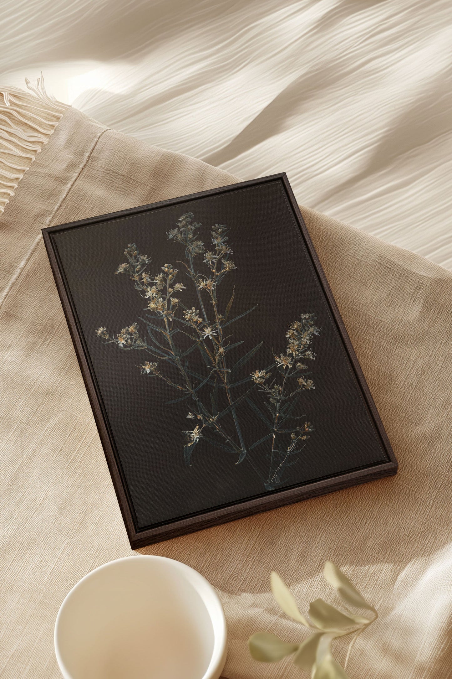 FLEUR D'ARGENT, Work on stretched canvas