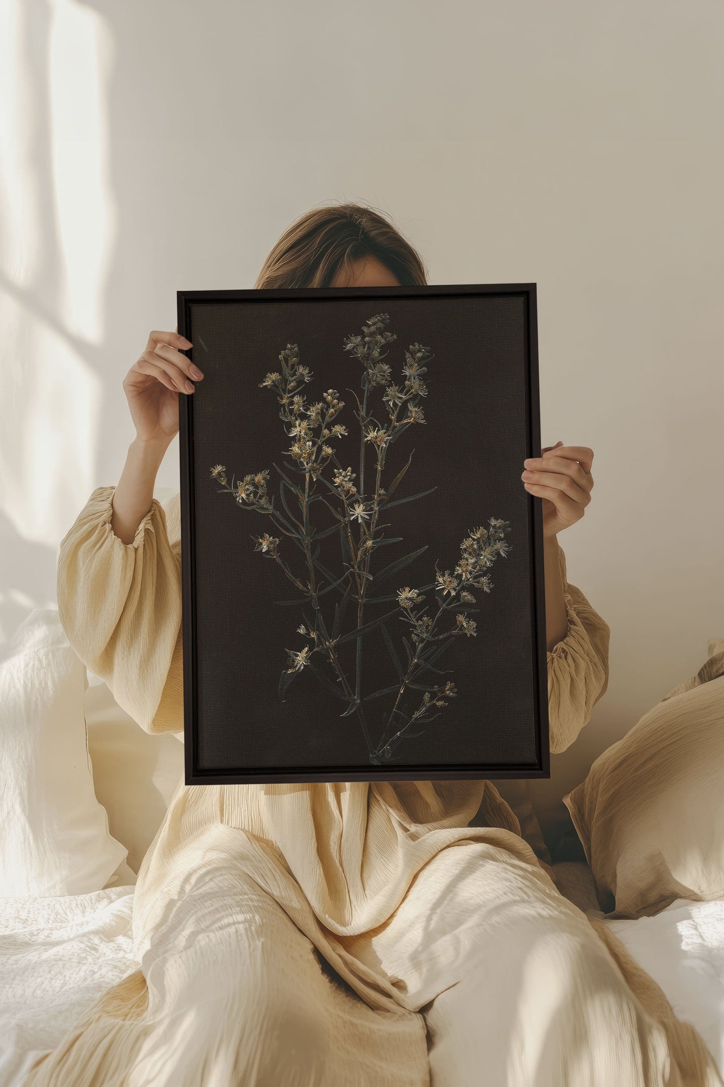 FLEUR D'ARGENT, Work on stretched canvas