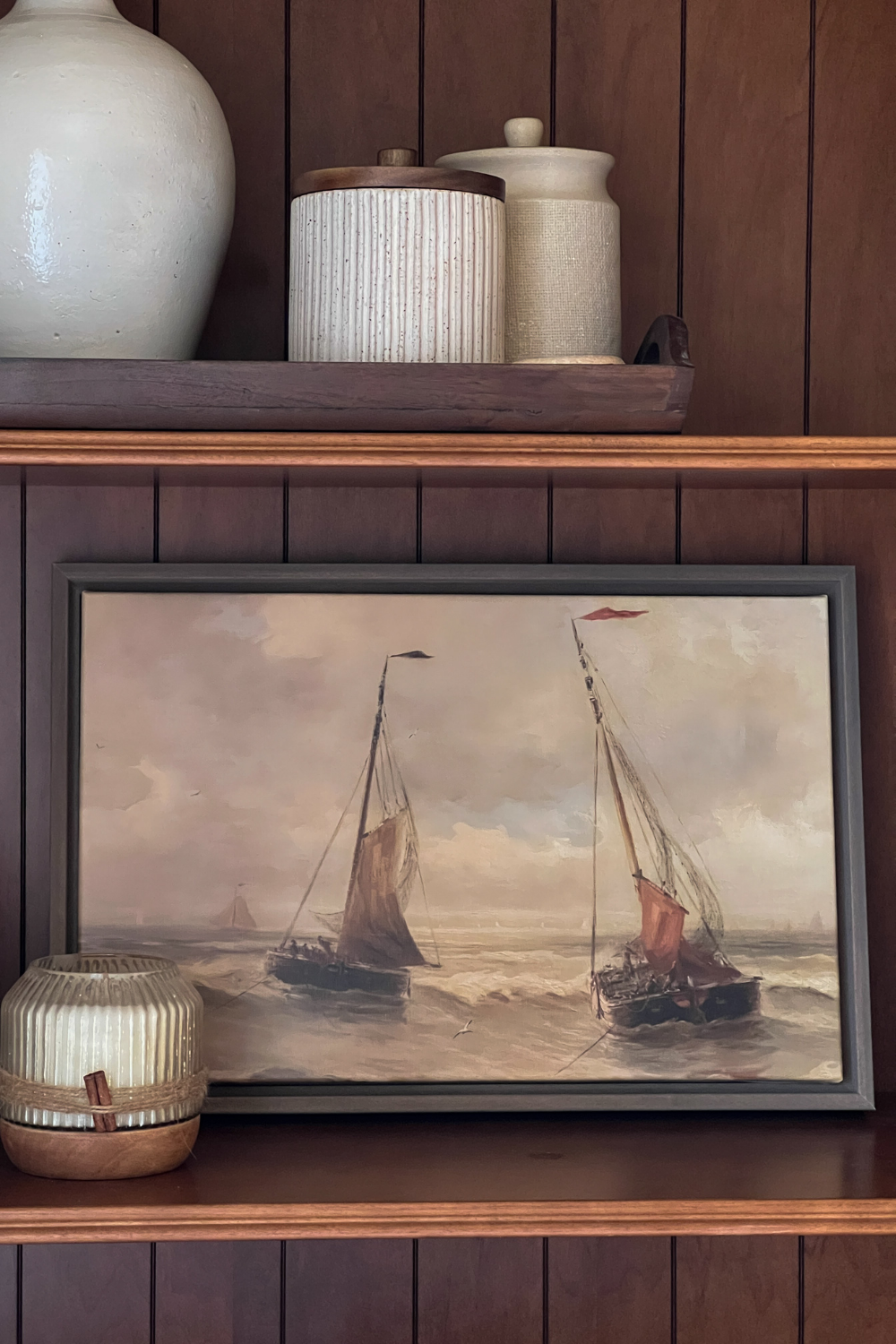 VINTAGE SAILING, Work on stretched canvas
