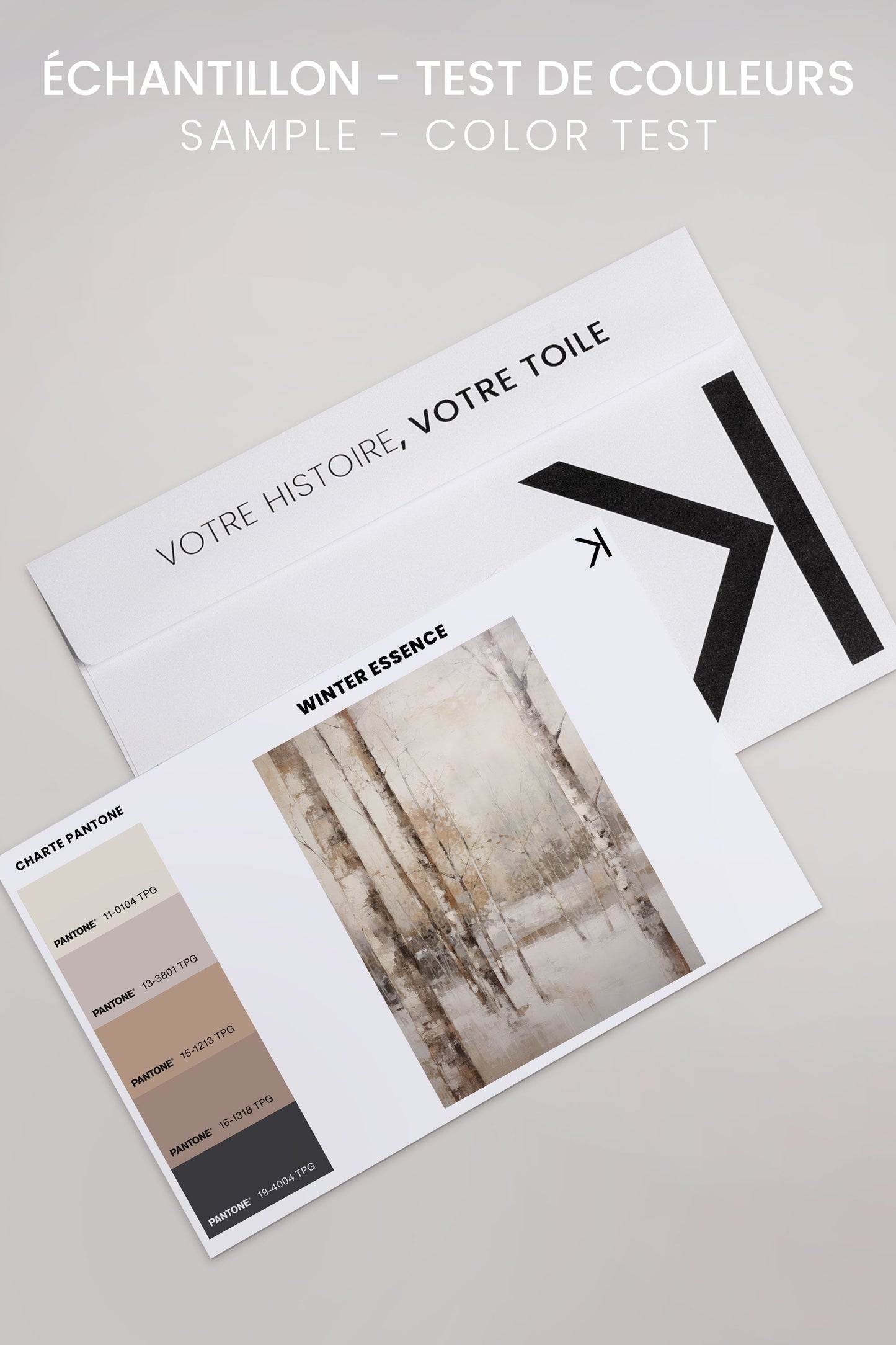 Winter Essence, Artwork on stretched canvas