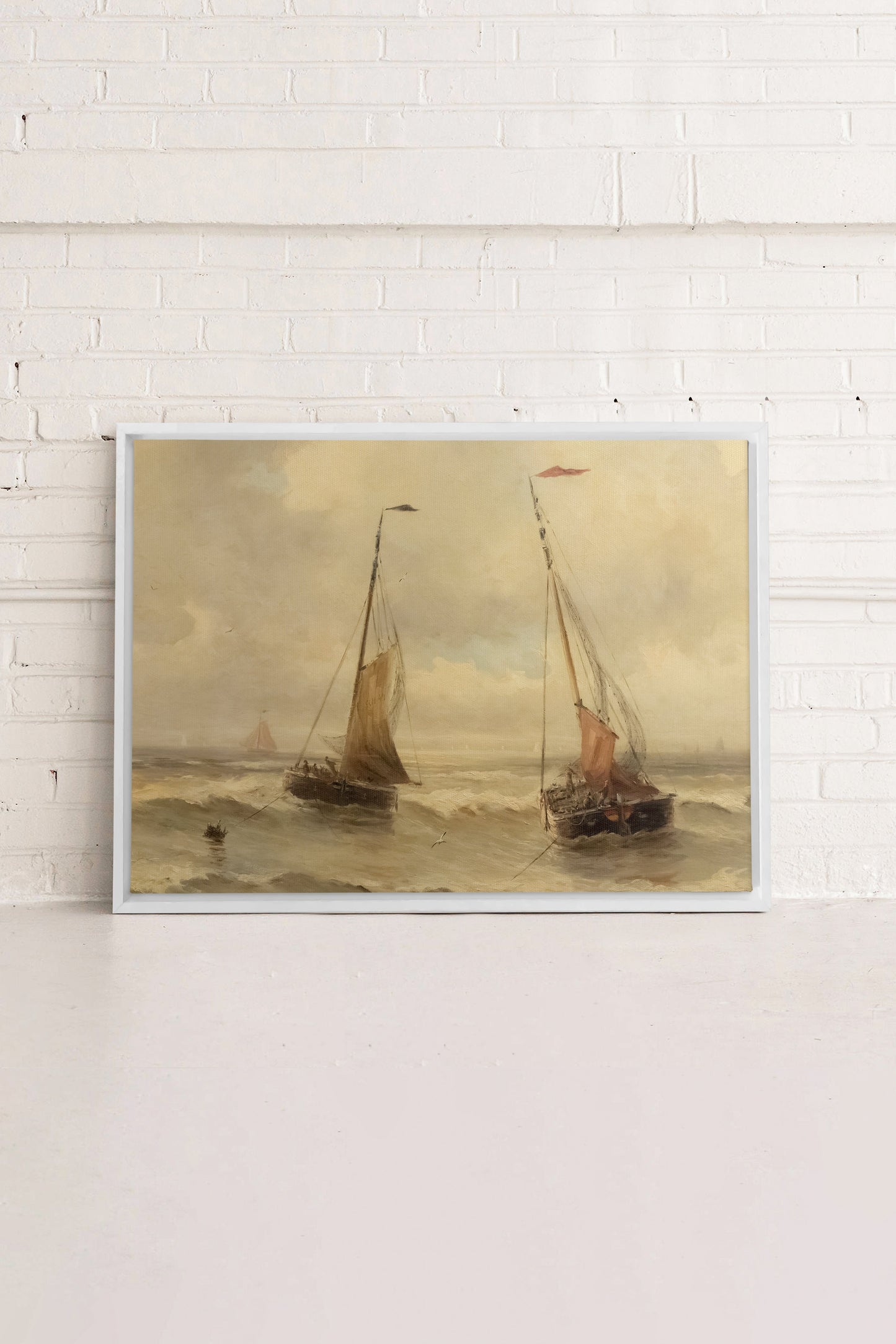 VINTAGE SAILING, Work on stretched canvas