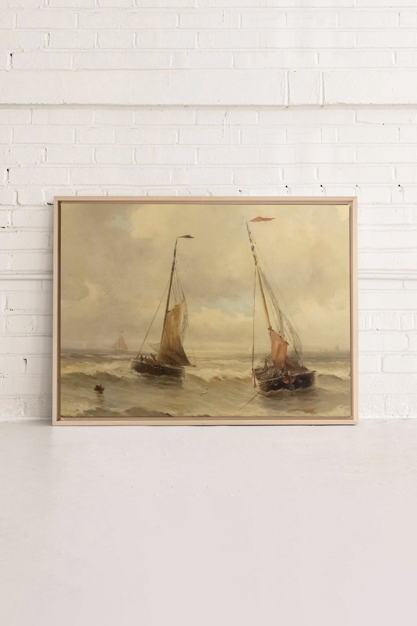 VINTAGE SAILING, Work on stretched canvas