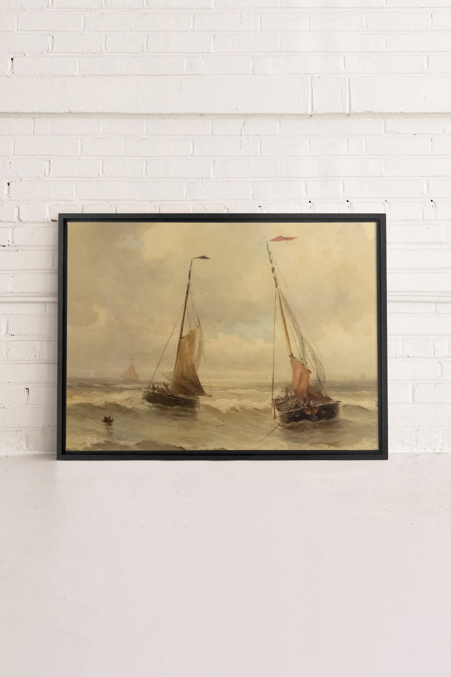 VINTAGE SAILING, Work on stretched canvas