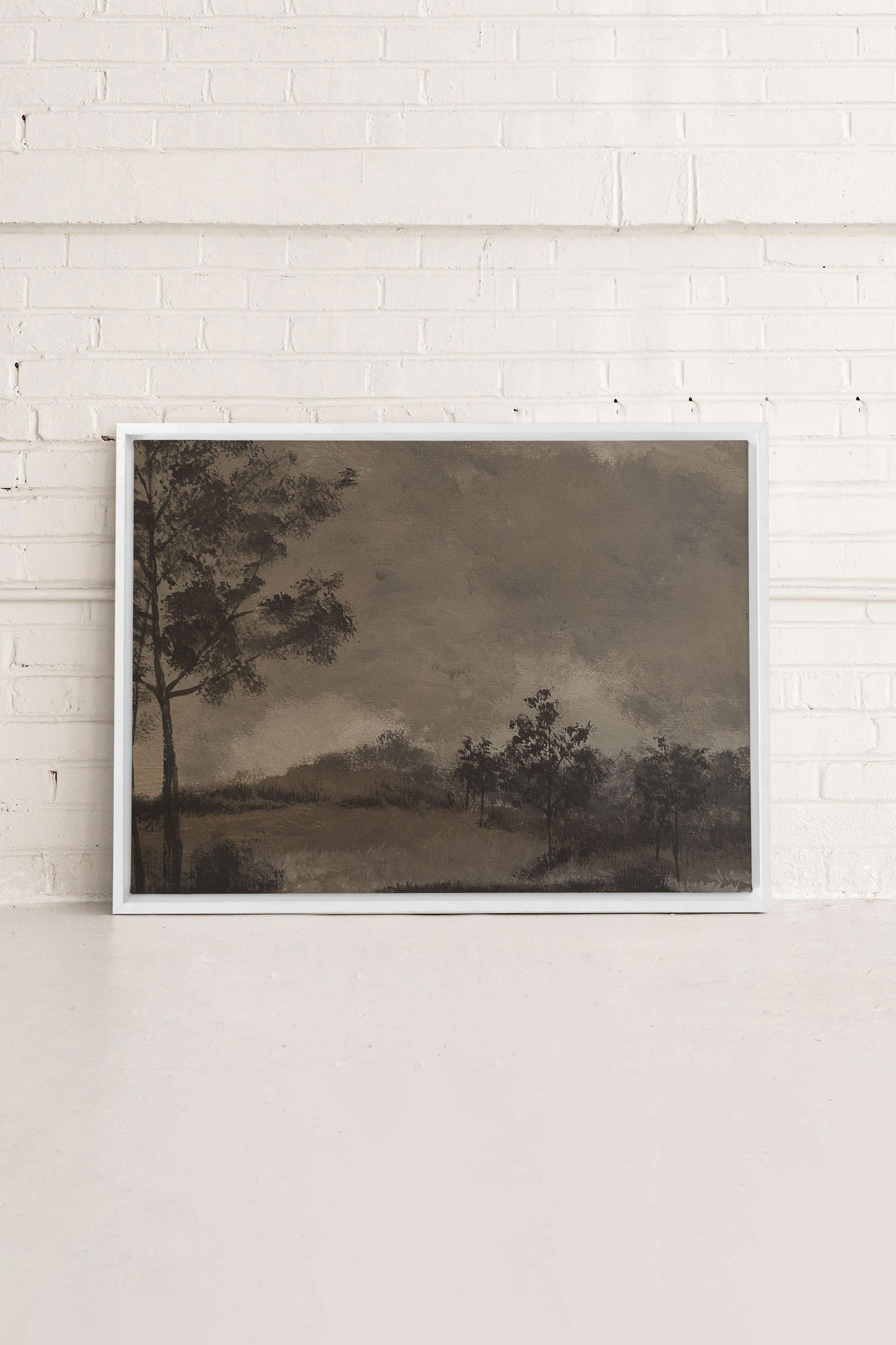 HAZY WOODS, Work on stretched canvas