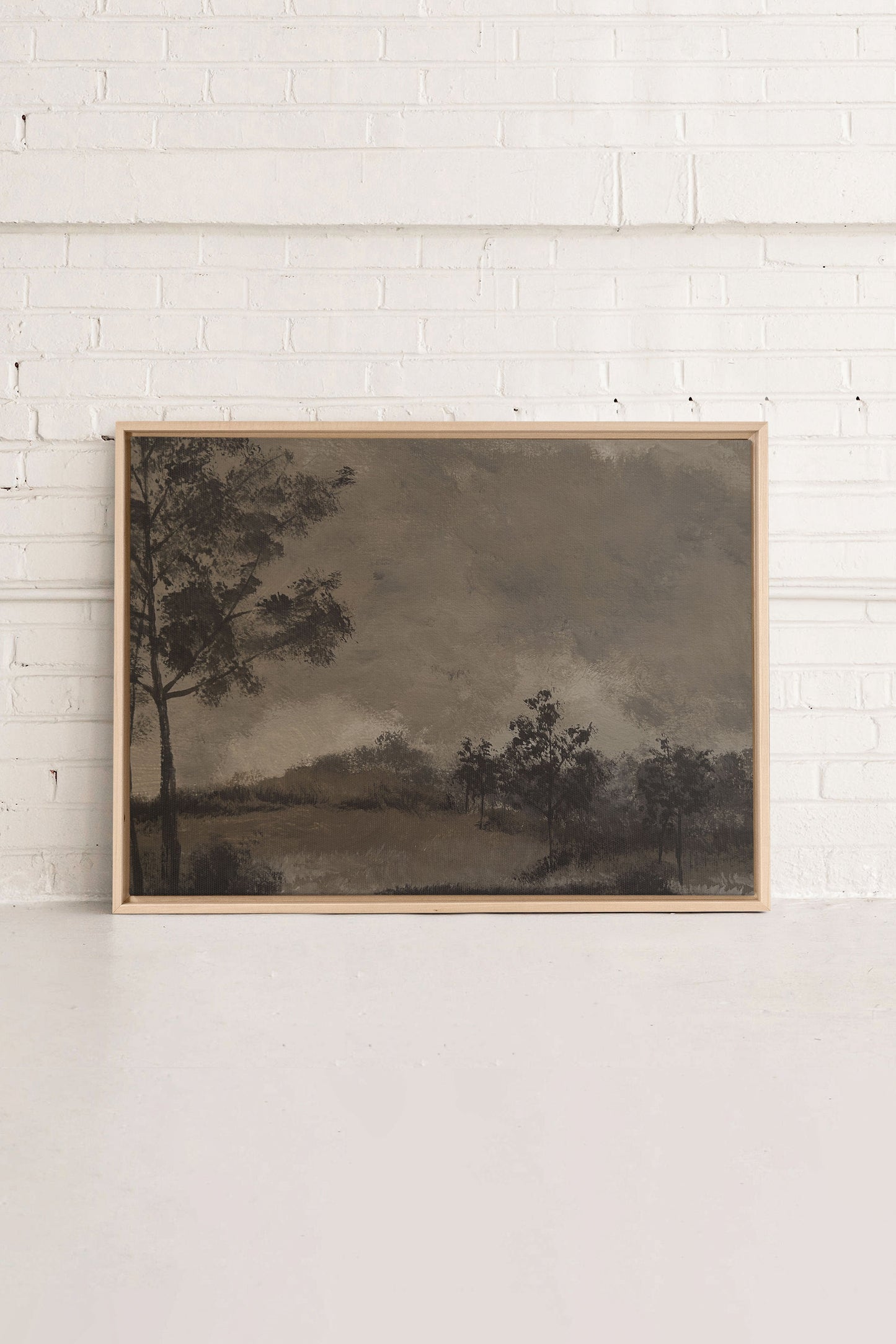 HAZY WOODS, Work on stretched canvas
