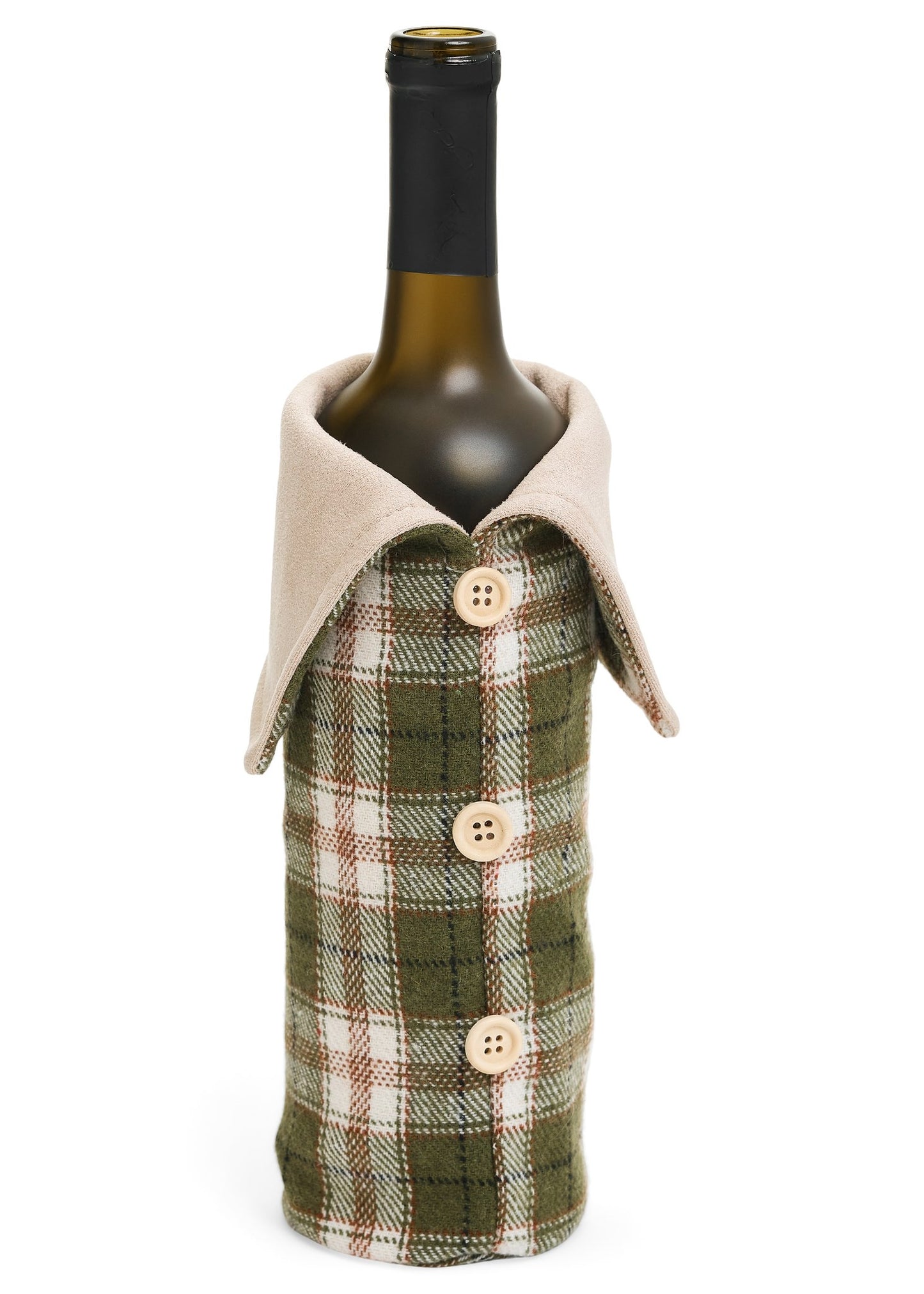 Check Wine Bottle Cover