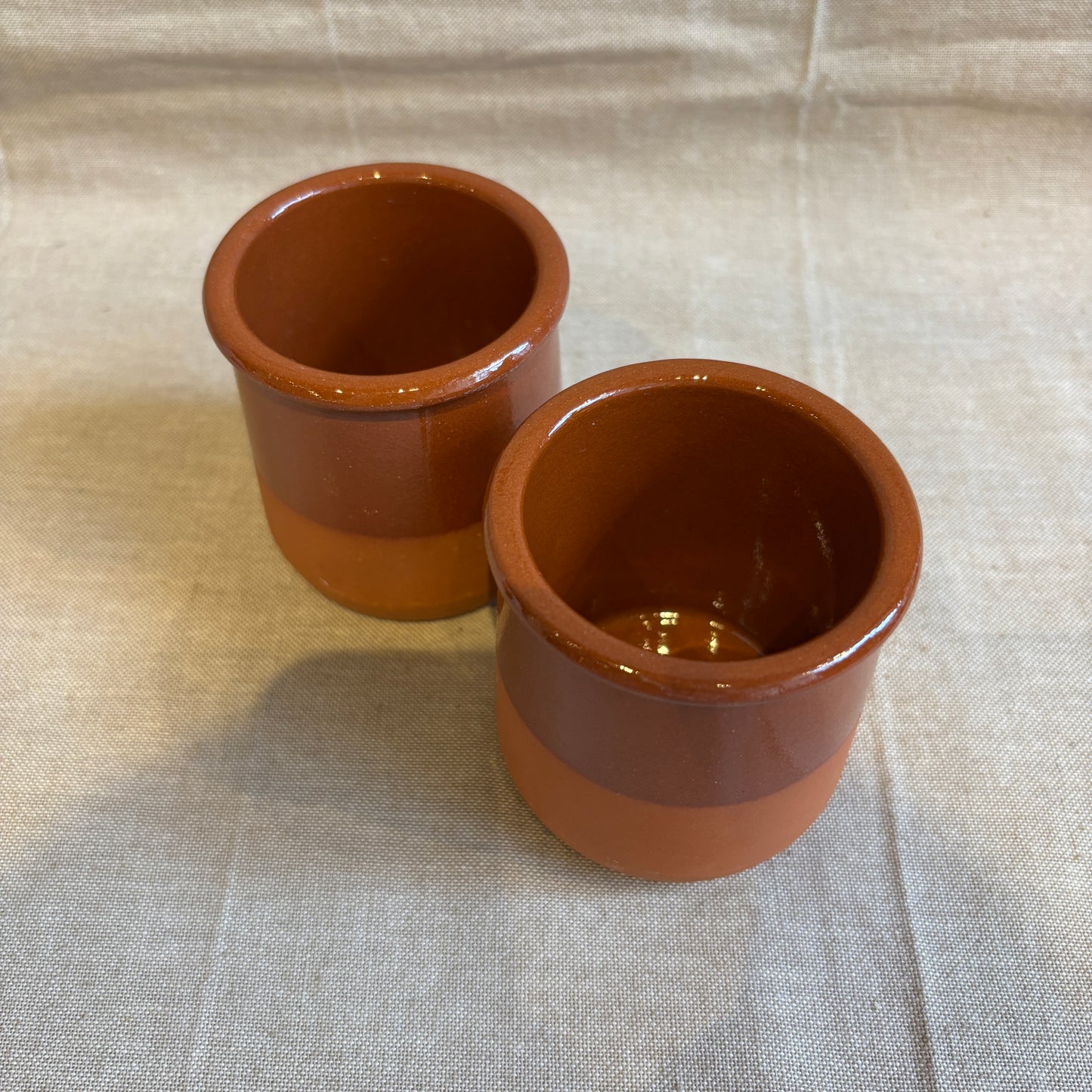 Terracotta Glazed Cup - Slender