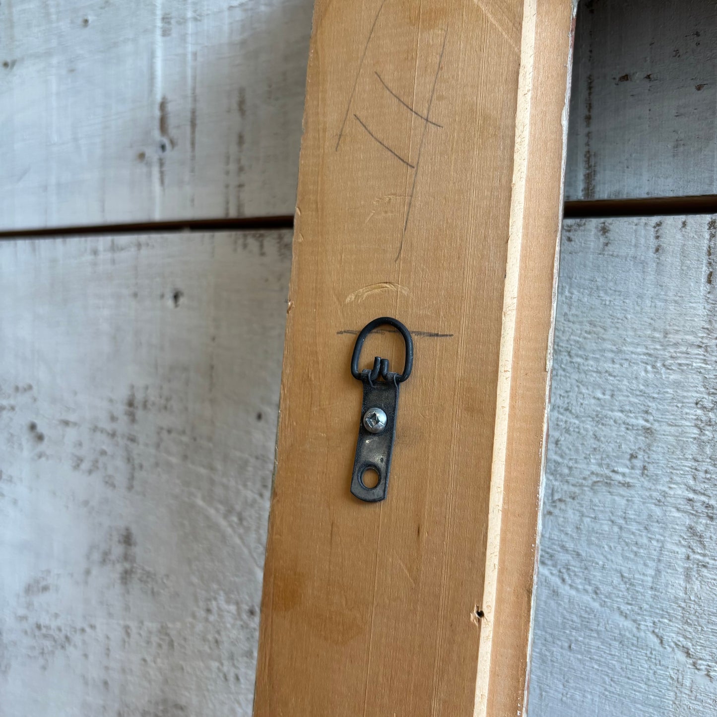 Vintage Grey/Cream Wooden Frame - LG