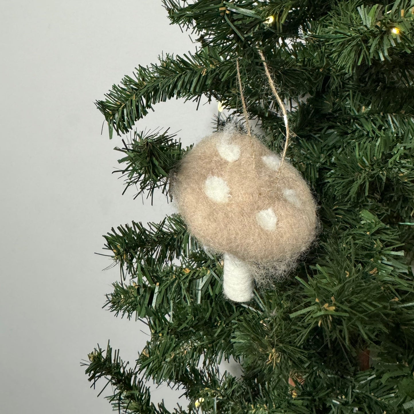 Wool Mushroom Ornament