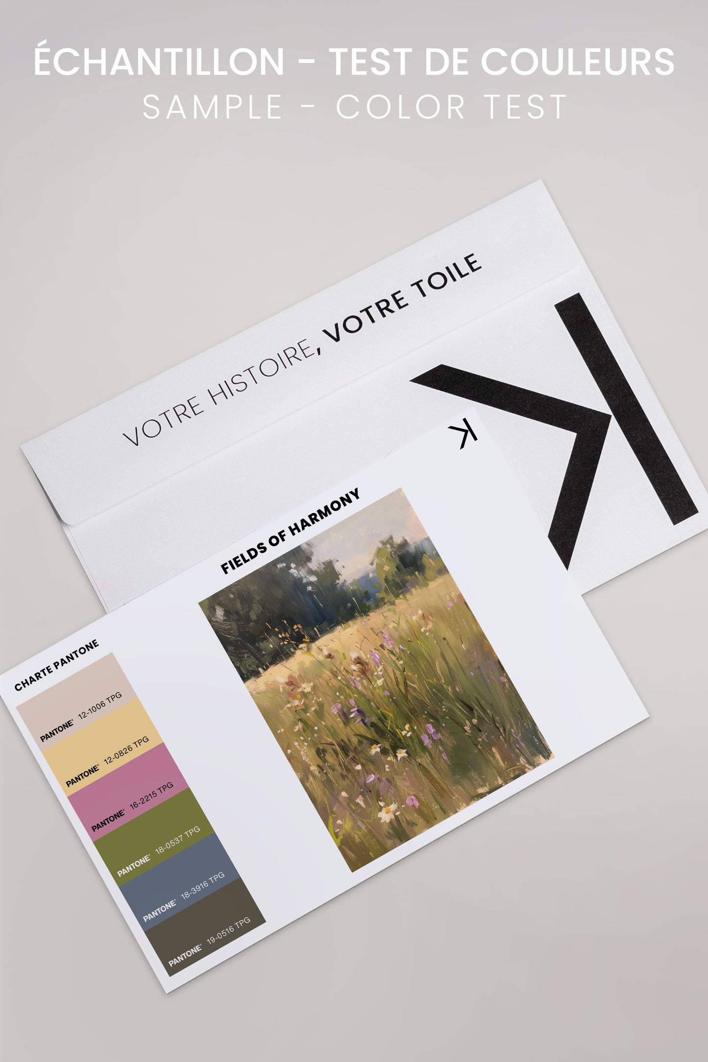 FIELDS OF HARMONY, Work on stretched canvas