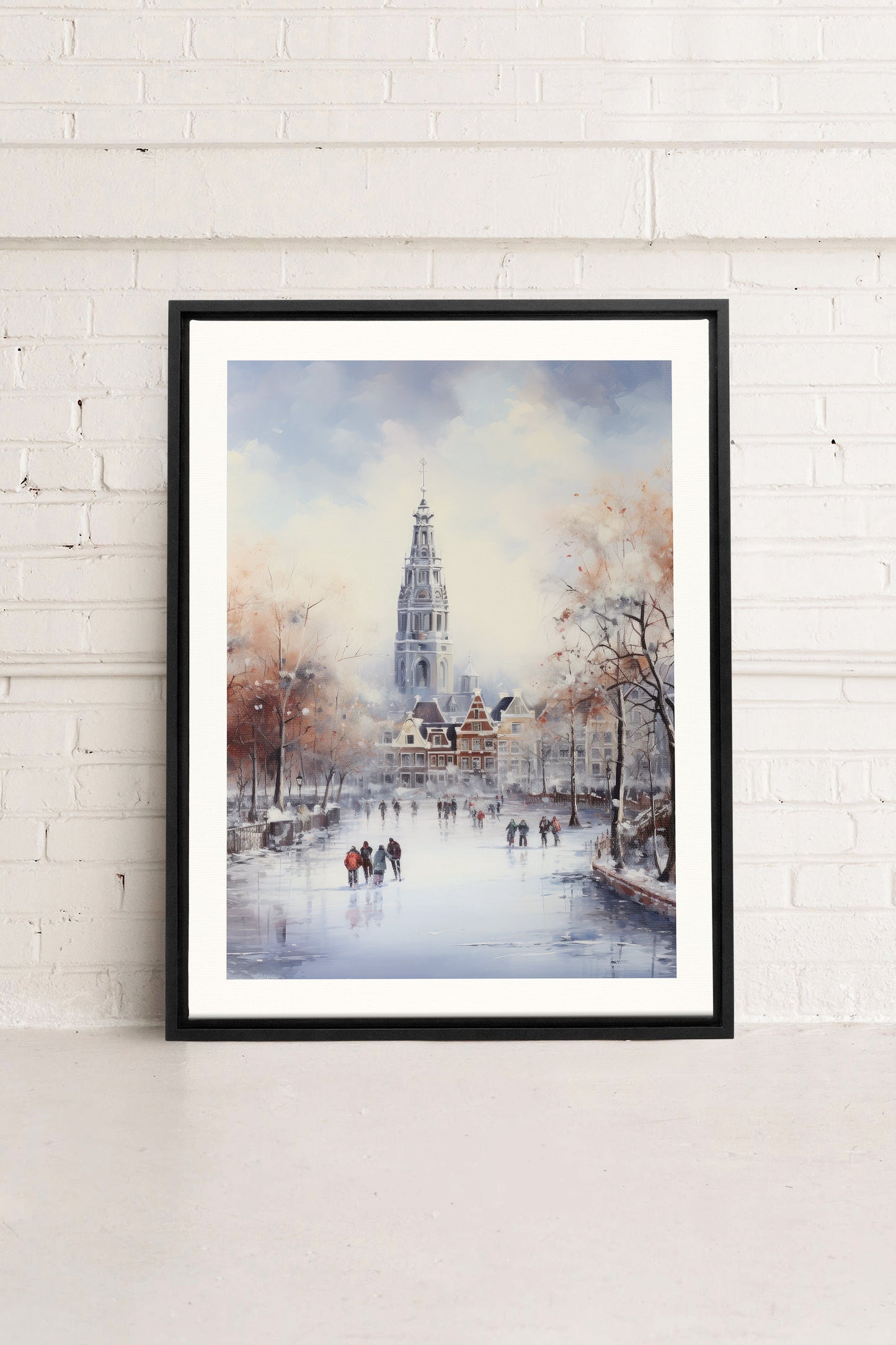 Azure Rink, Artwork on stretched canvas