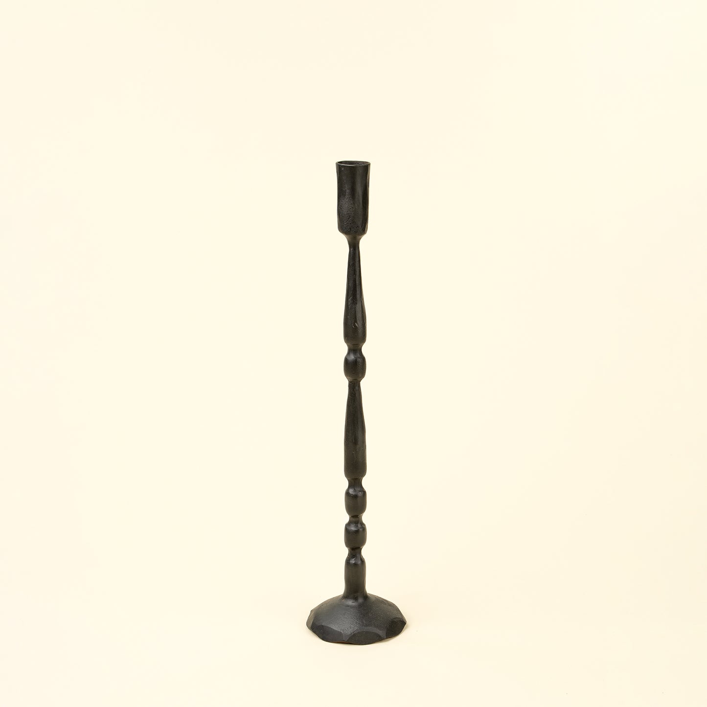 Nova Forged Tall Candlestick