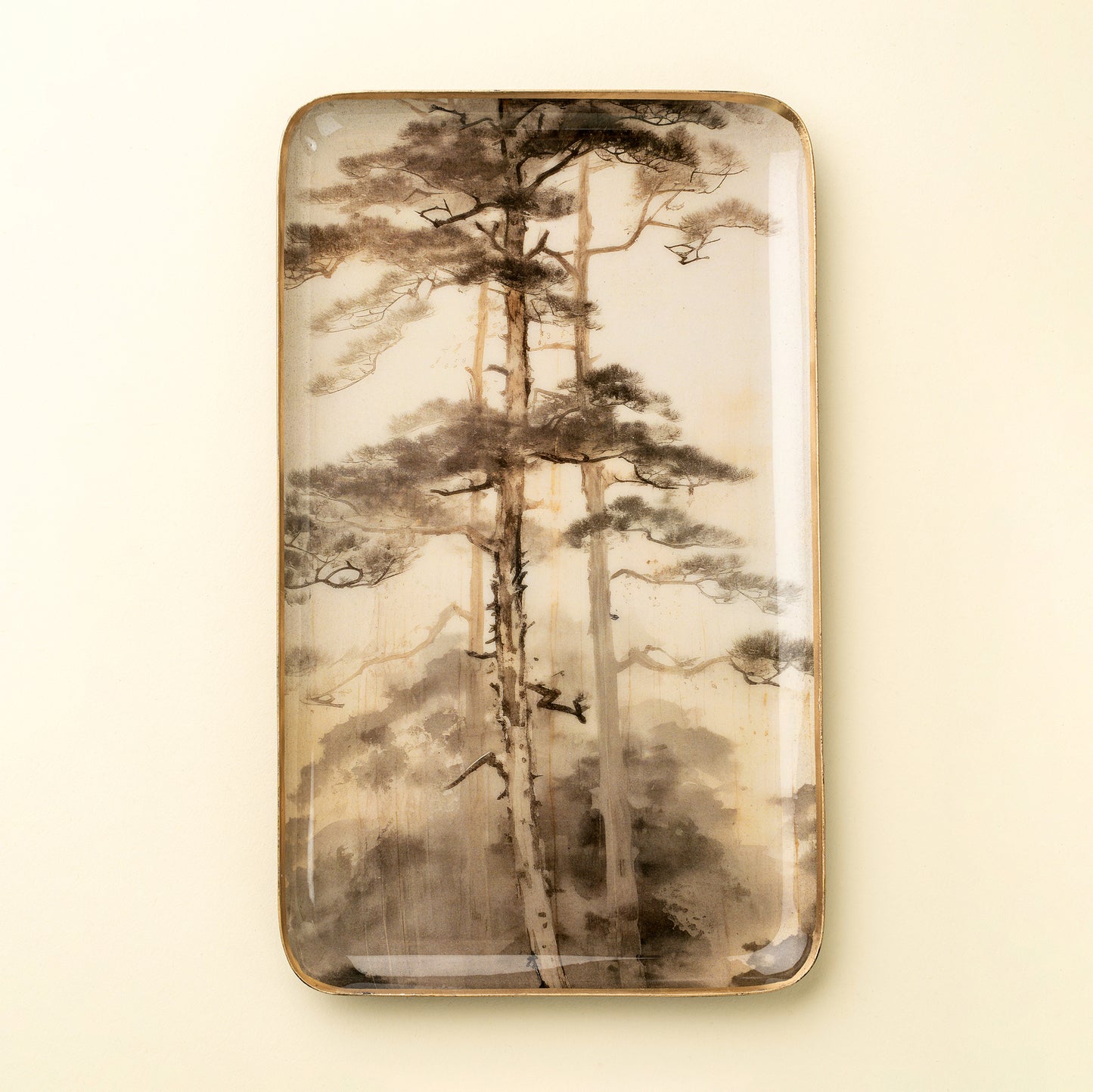 Treetops Enamelled Tray - Large
