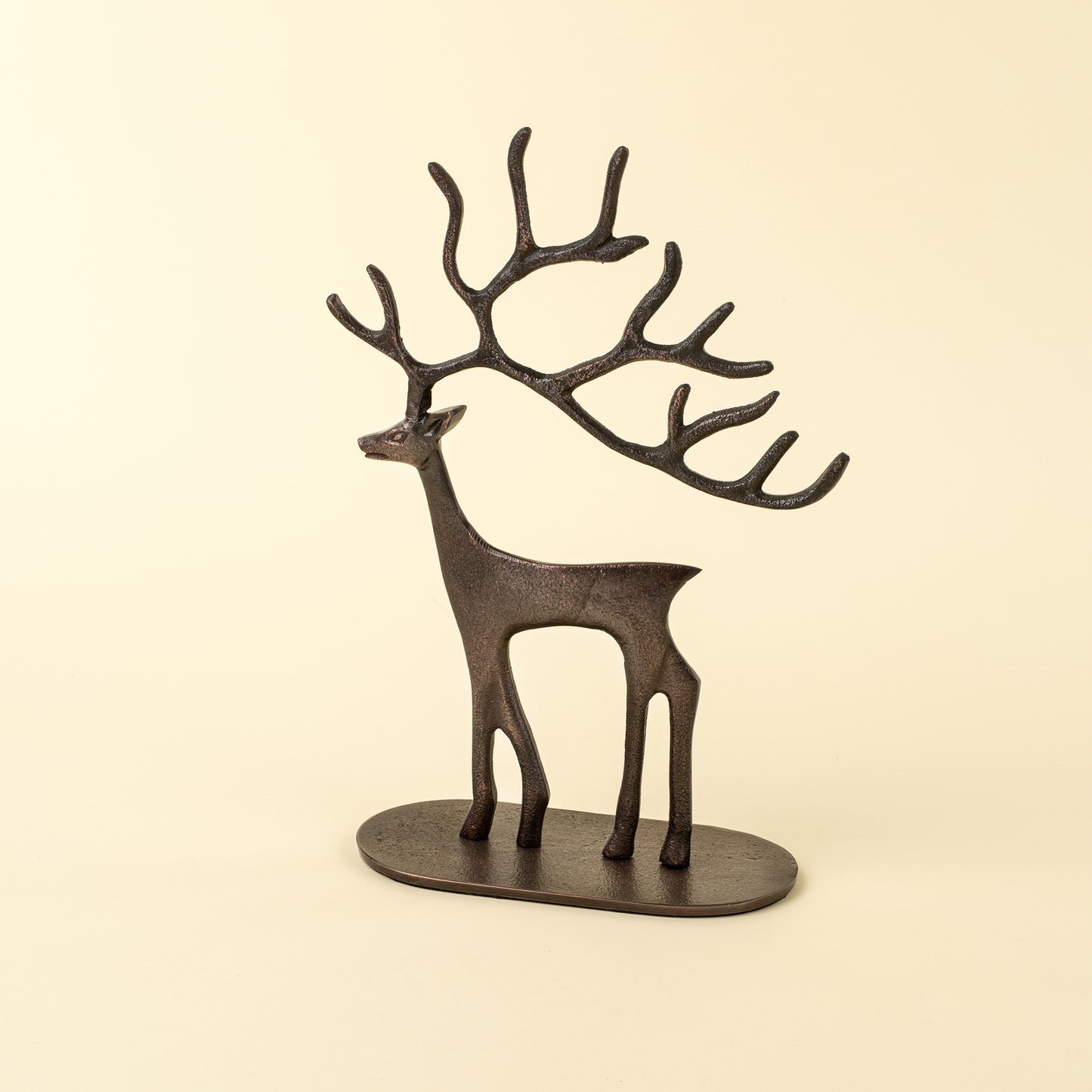 Bronze Reindeer Statue