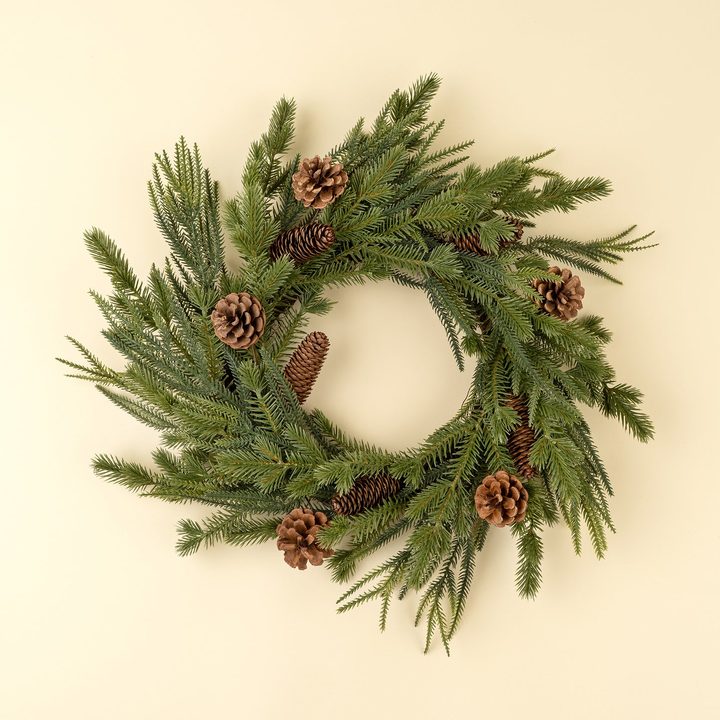 Heritage Faux Pinecone Wreath