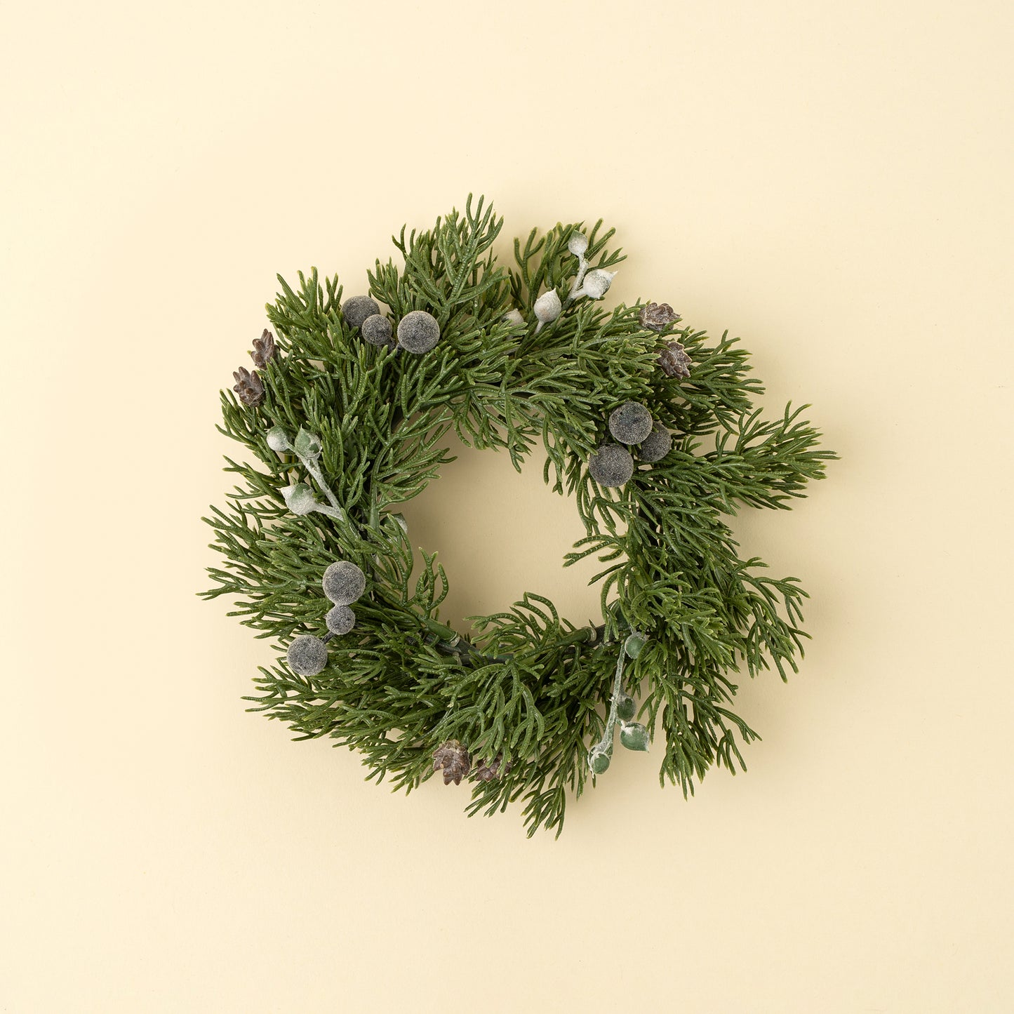 Faux Frosted Berry Mini Wreath