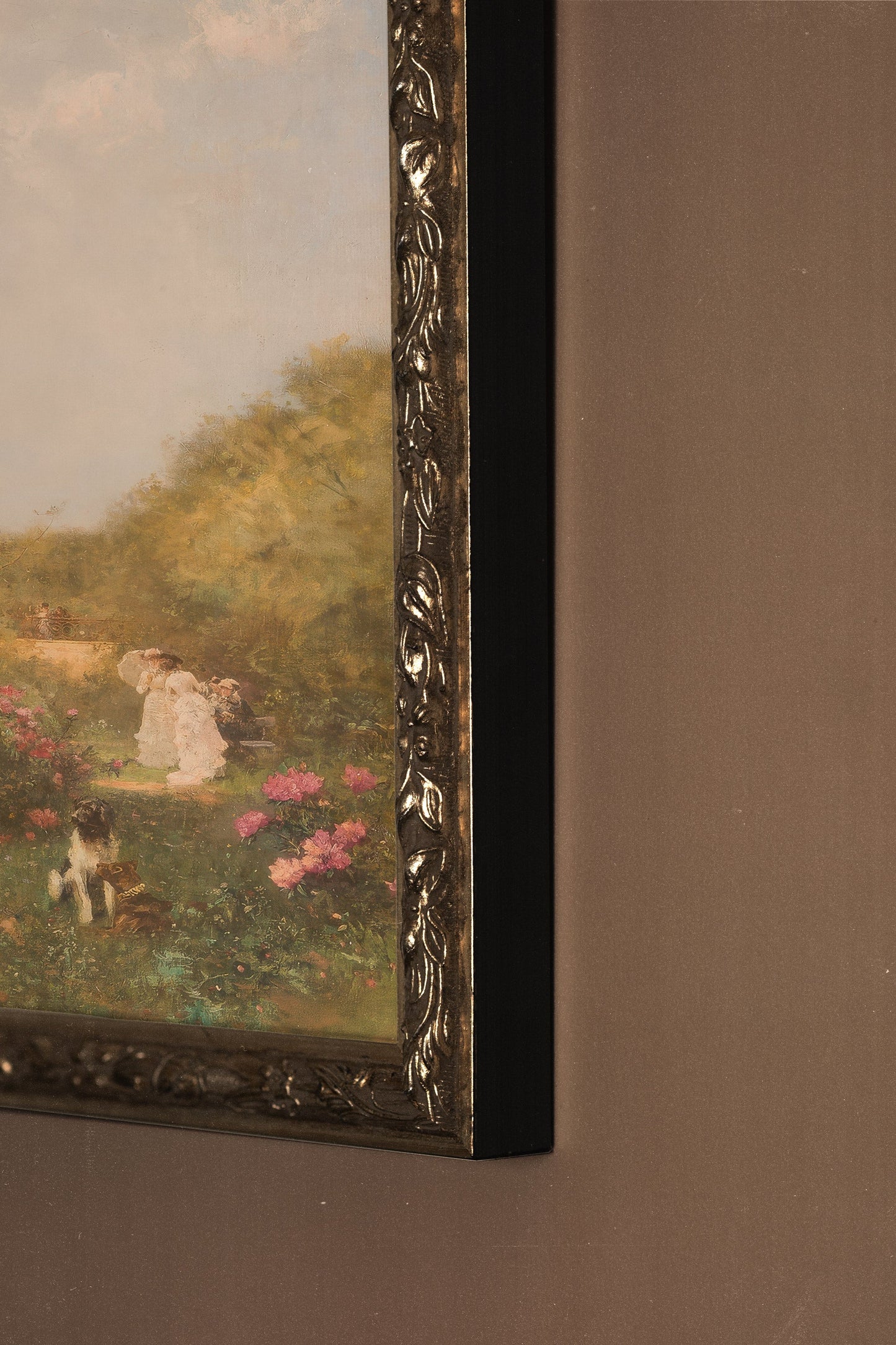 ROSE ET DENTELLE, VINTAGE SILVER FRAME