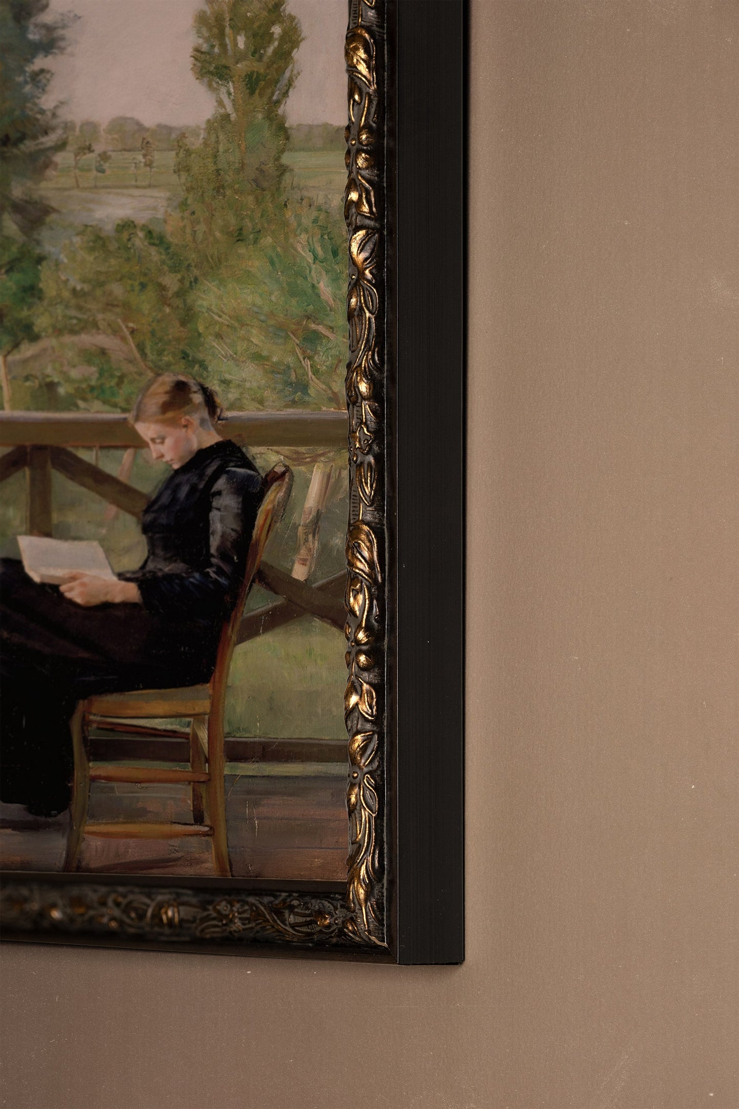 LECTURE D'ÉTÉ, VINTAGE BRONZE FRAME