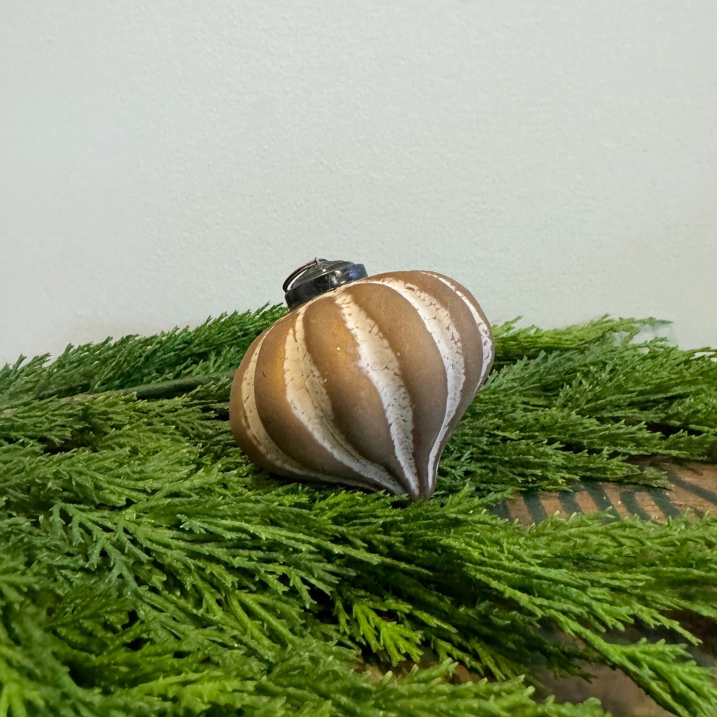 Patinaed Ornament: Golden Pink