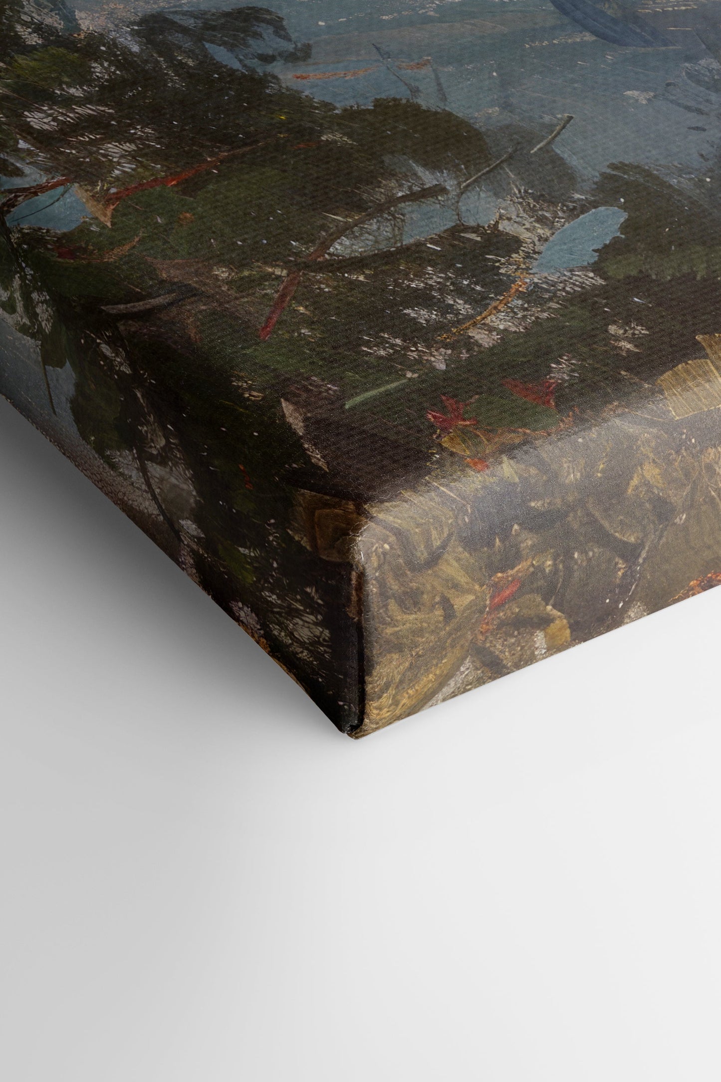 Austrian Alpenglow, Artwork on stretched canvas