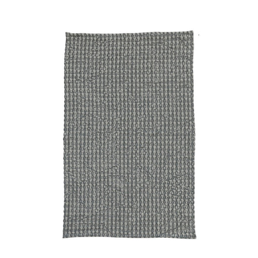 Stonewashed Waffle Weave Tea Towel