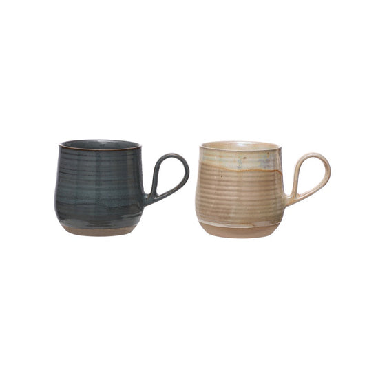 Stoneware Mug w/ Loop Handle