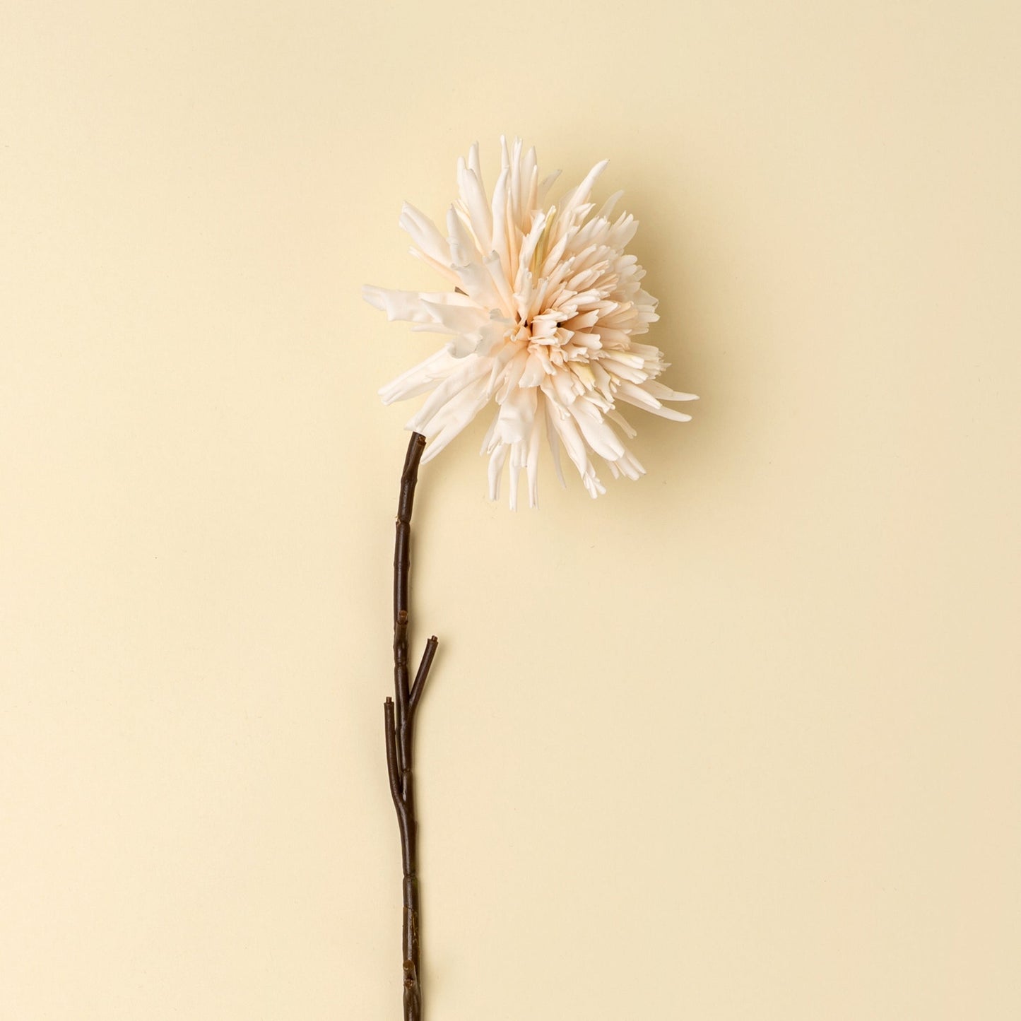 Dahlia Real Touch Stem, Cream