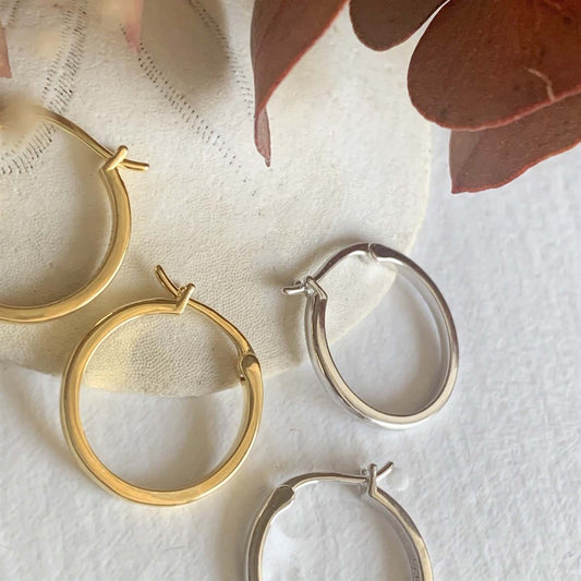 Acropolis 18mm Hoop Earring