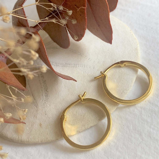 Acropolis 18mm Hoop Earring