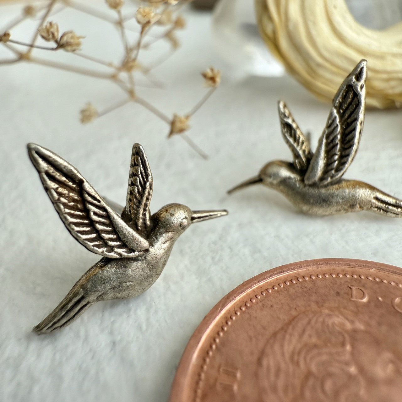 Hummingbird Stud Earrings