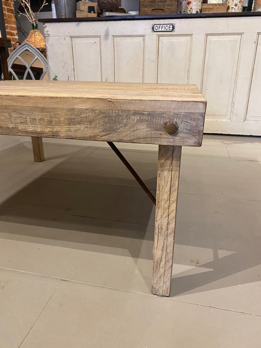 Reclaimed Wood Coffee Table - 36"w x 18"h
