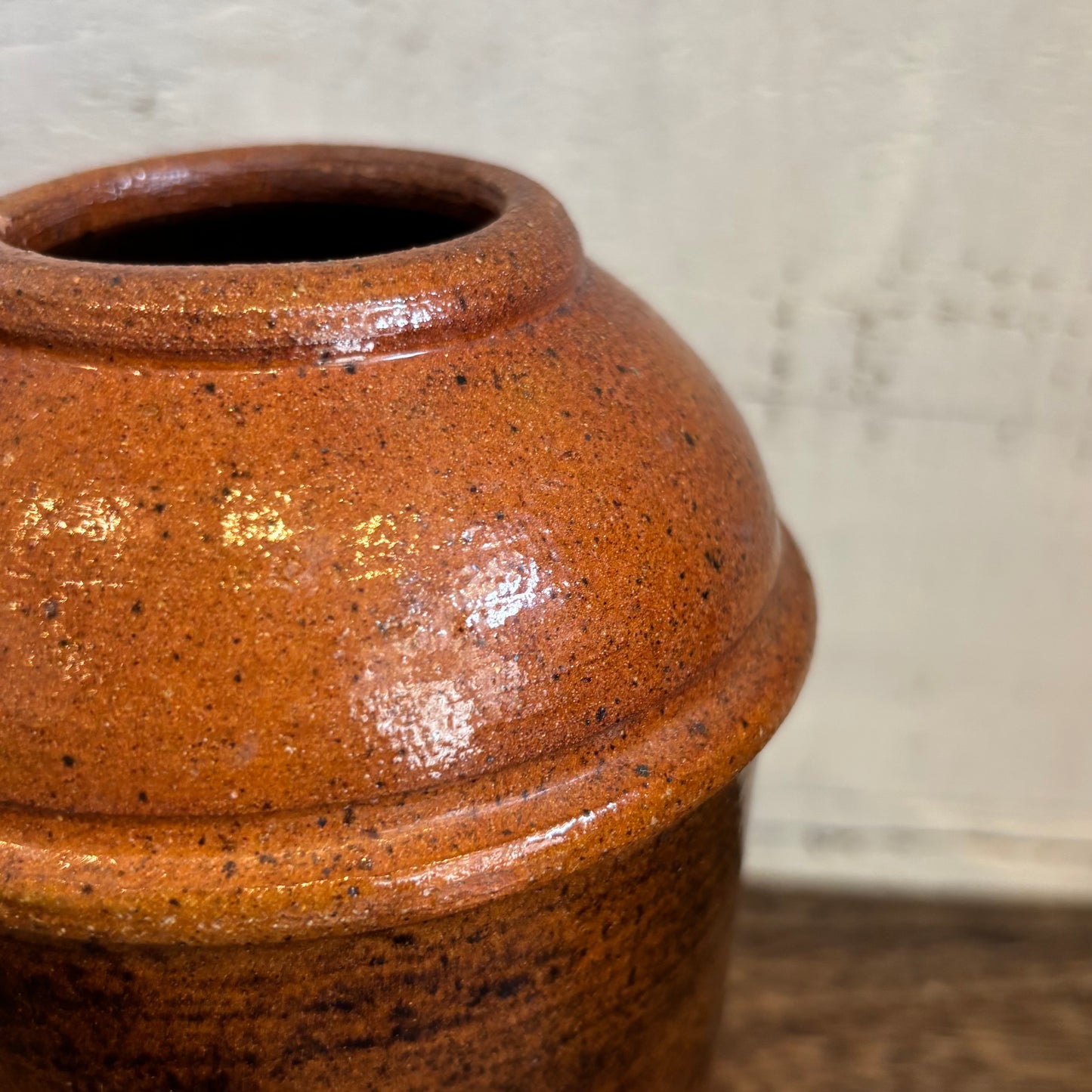 Vintage Two Toned Brown Vase