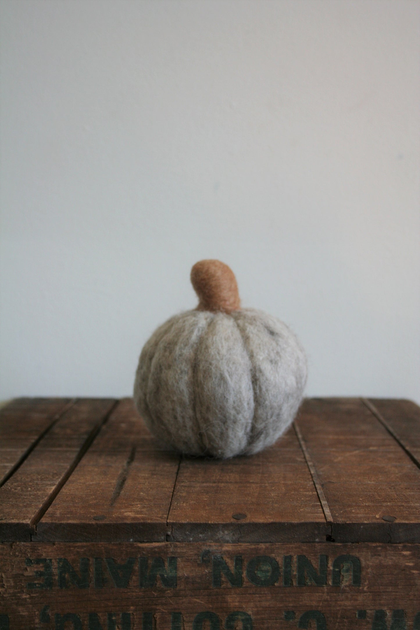 Wool Felt Pumpkin - med