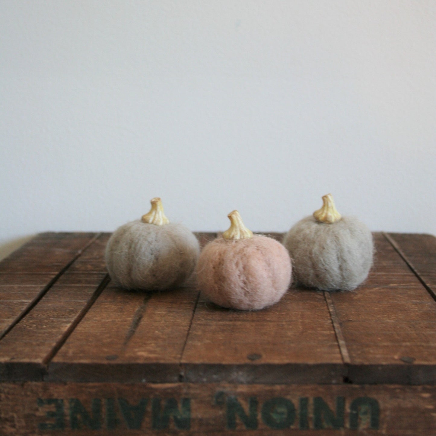 Wool Felt Pumpkin - small
