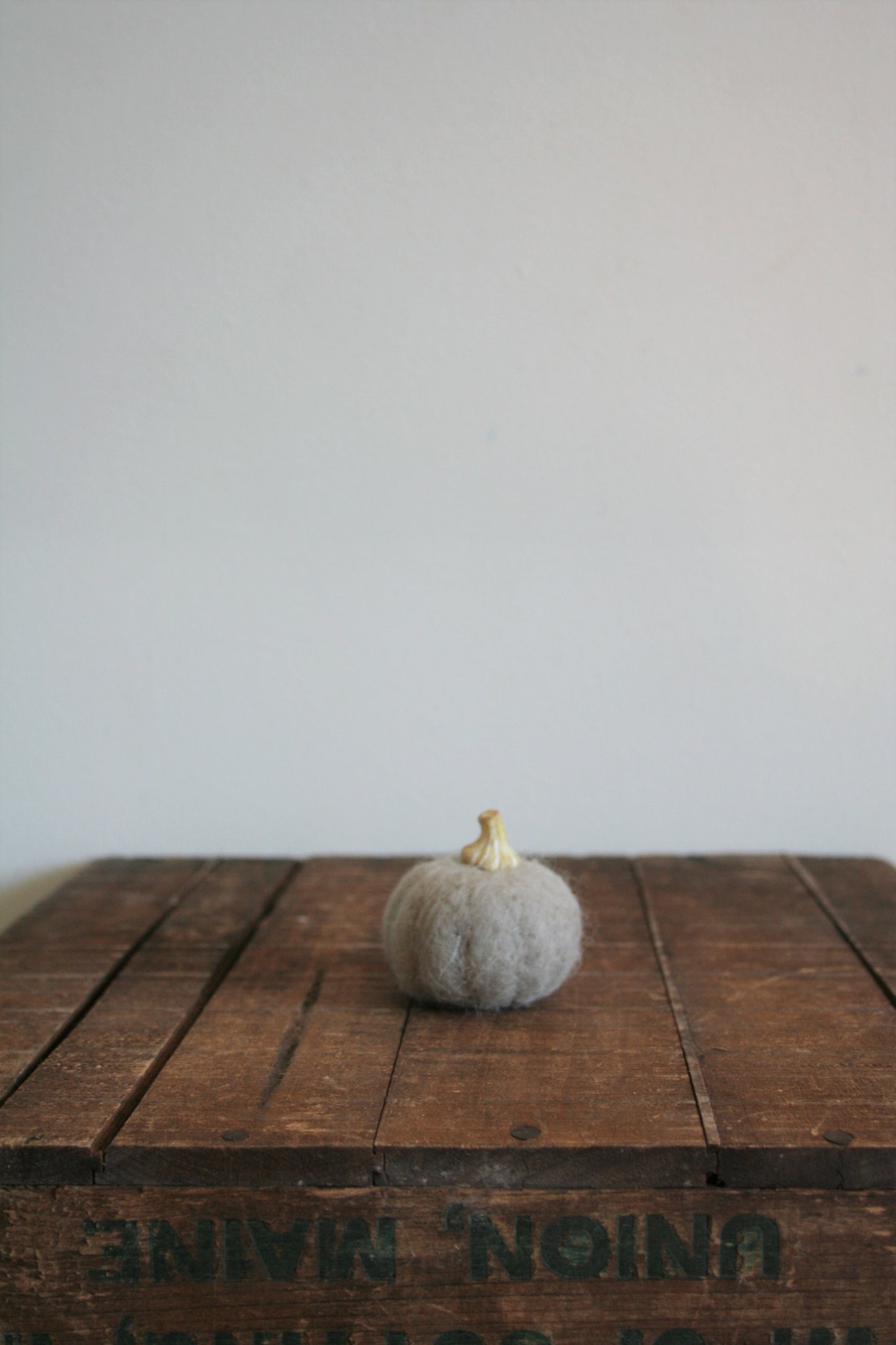 Wool Felt Pumpkin - small
