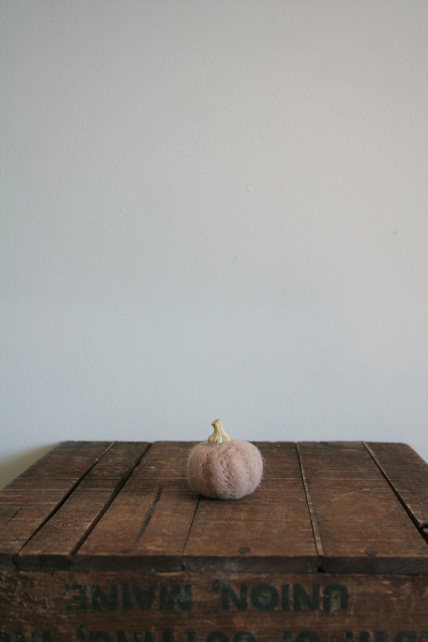 Wool Felt Pumpkin - small