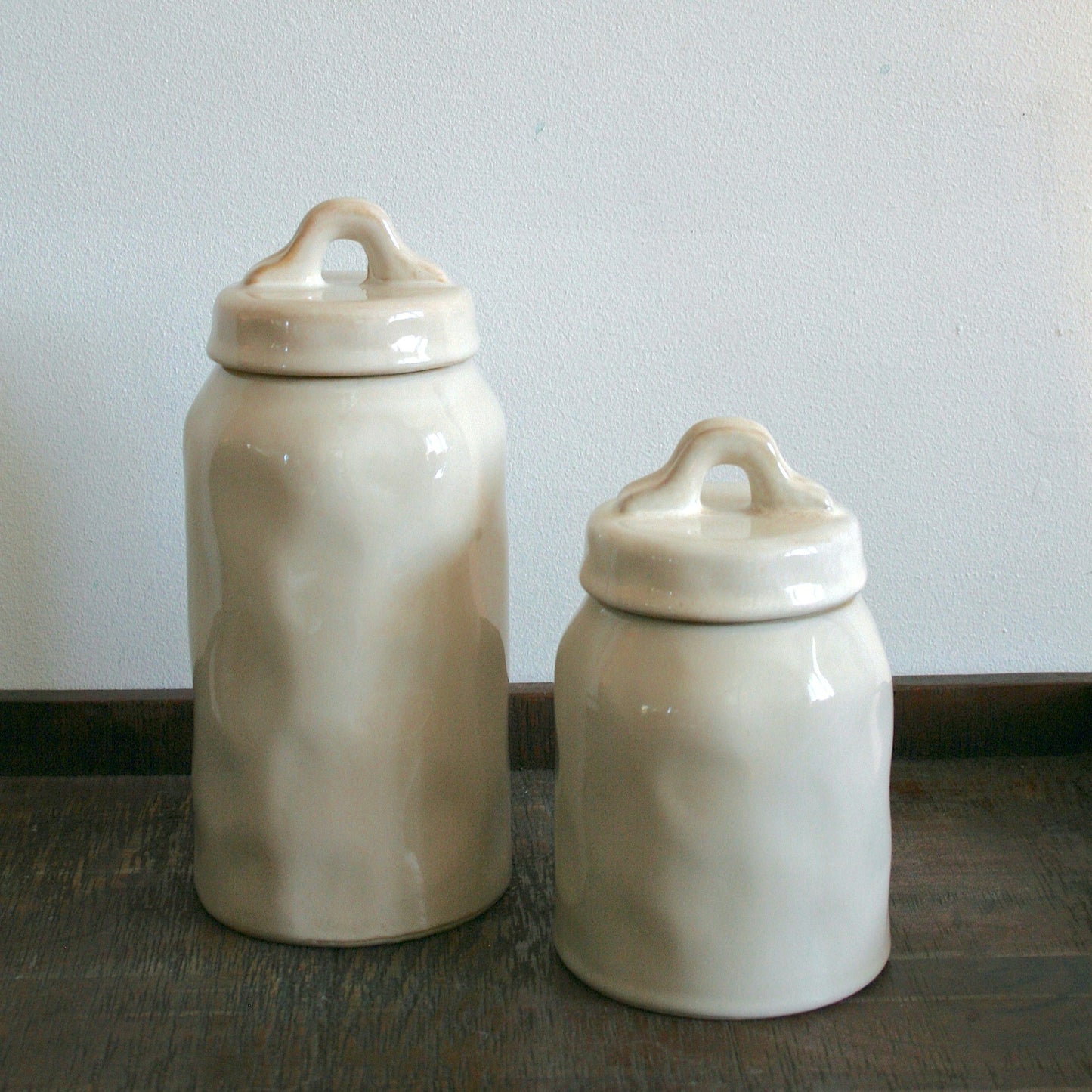 Ceramic Canister - Cream