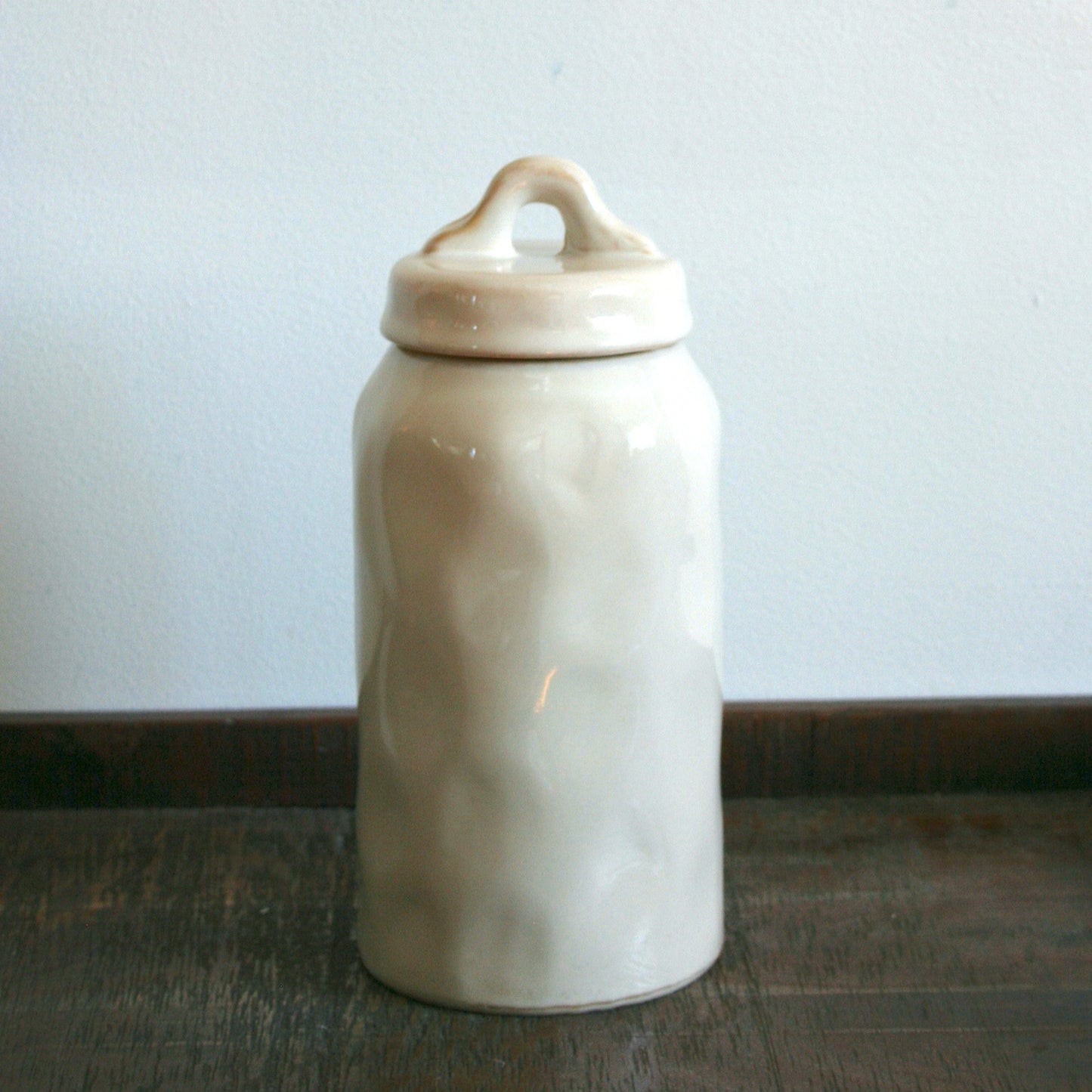 Ceramic Canister - Cream